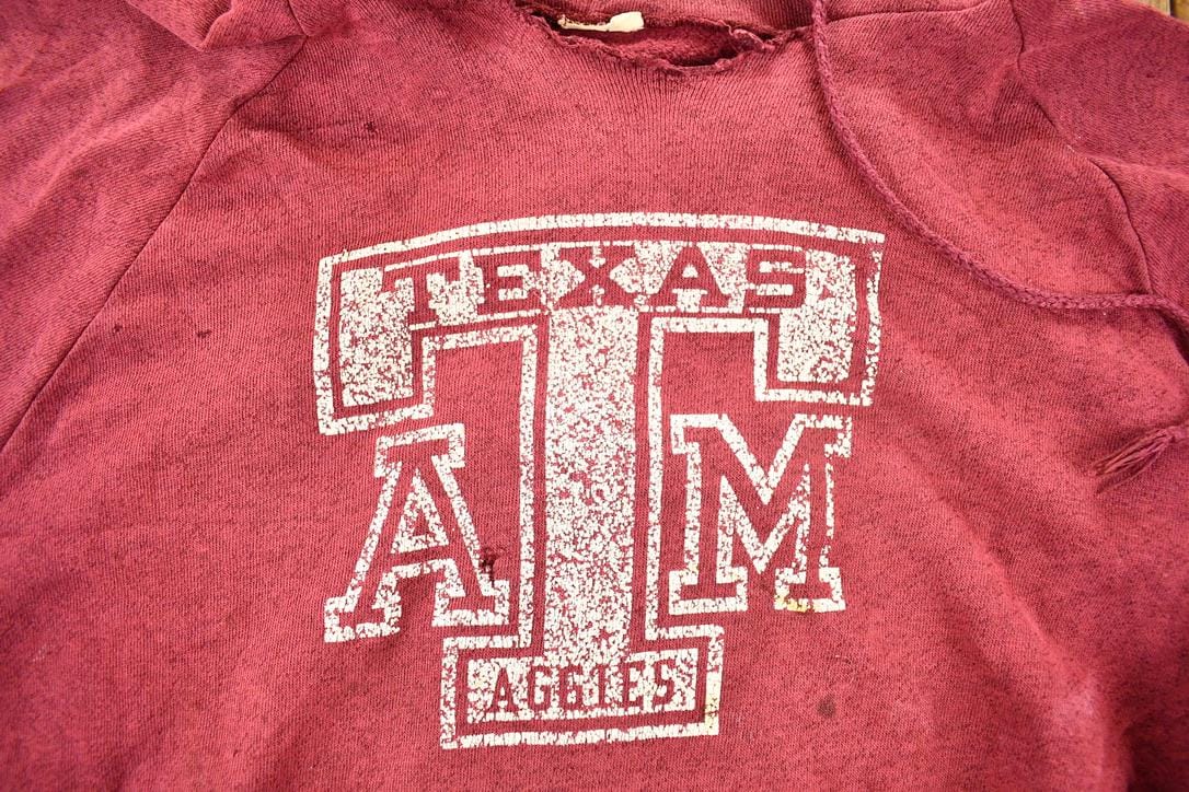 Vintage 1990s Texas Eagles University Hoodie Mens M - Image 3