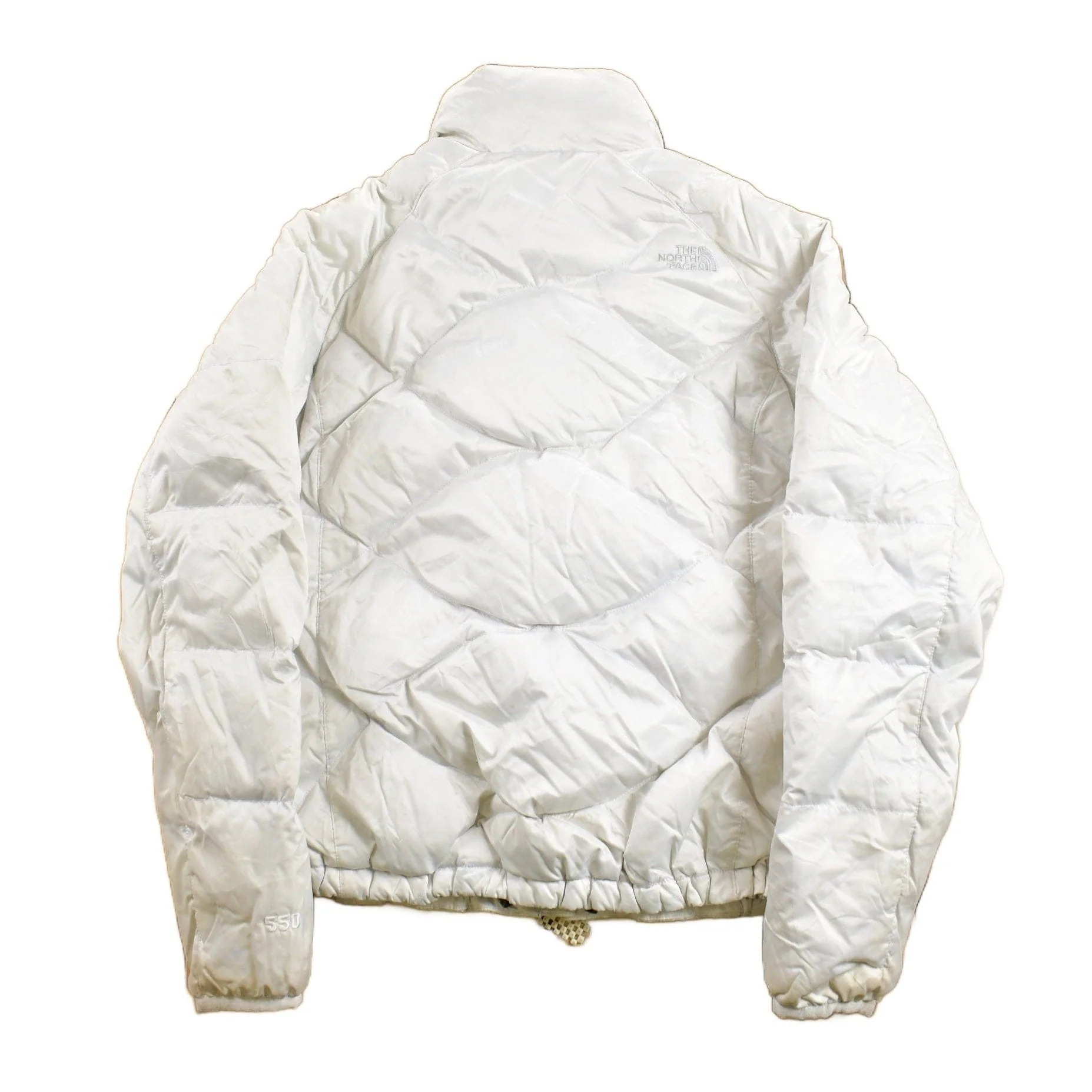 Vintage 1990s The North Face 550 White Puffer Jacket Women's M - Image 2