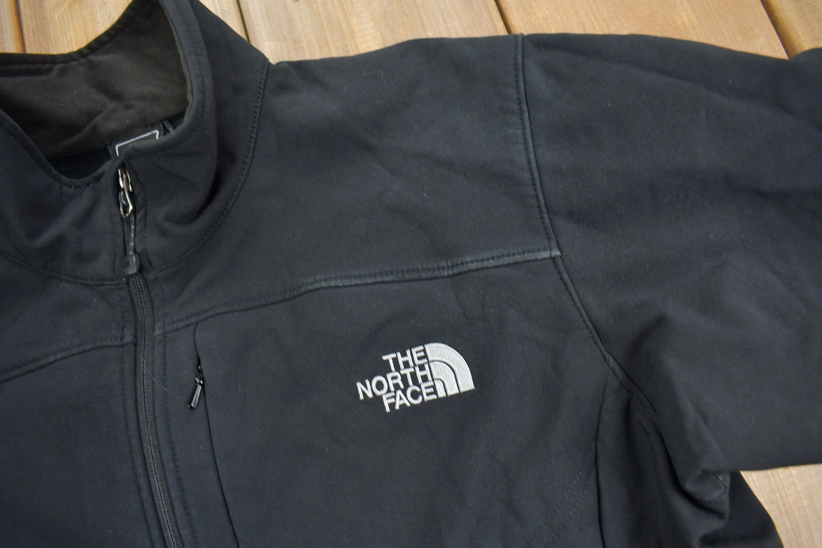 Vintage 1990s The North Face Apex Fleece Lined Shell Jacket Men's M - Image 5