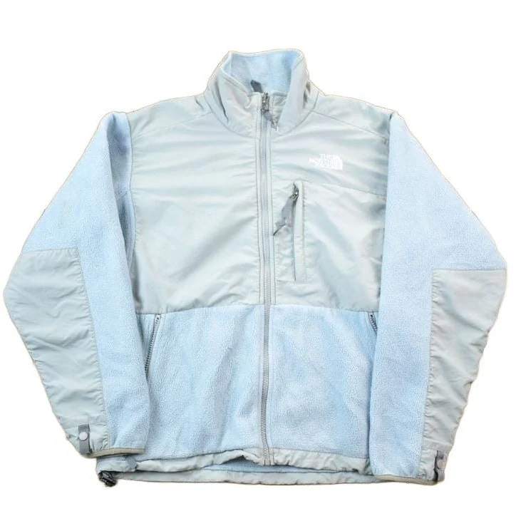 Vintage 1990s The North Face Baby Blue Fleece Sweater Women's Small