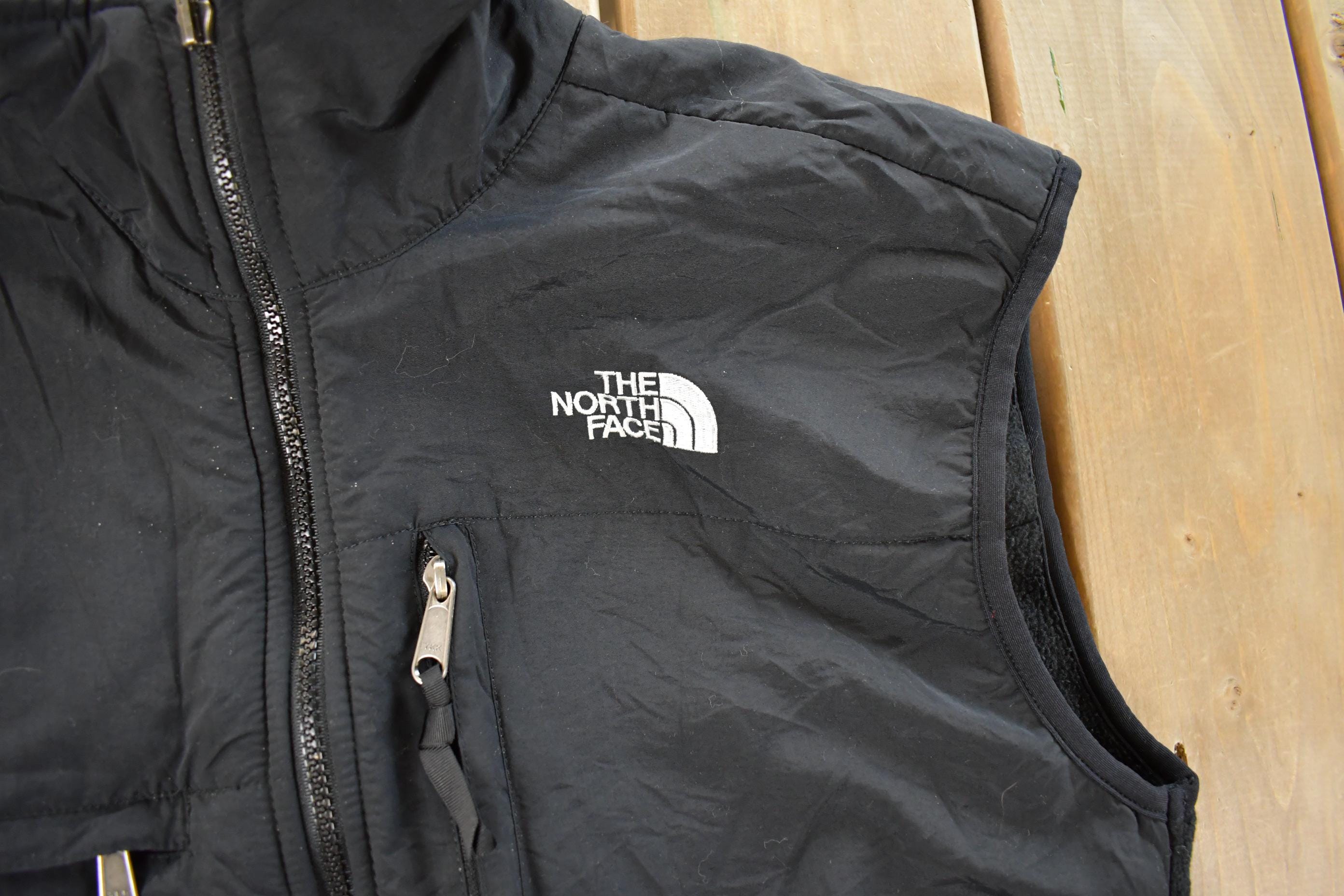 Vintage 1990s The North Face Denali Full Zip Fleece Sweater Vest Men's Small - Image 3