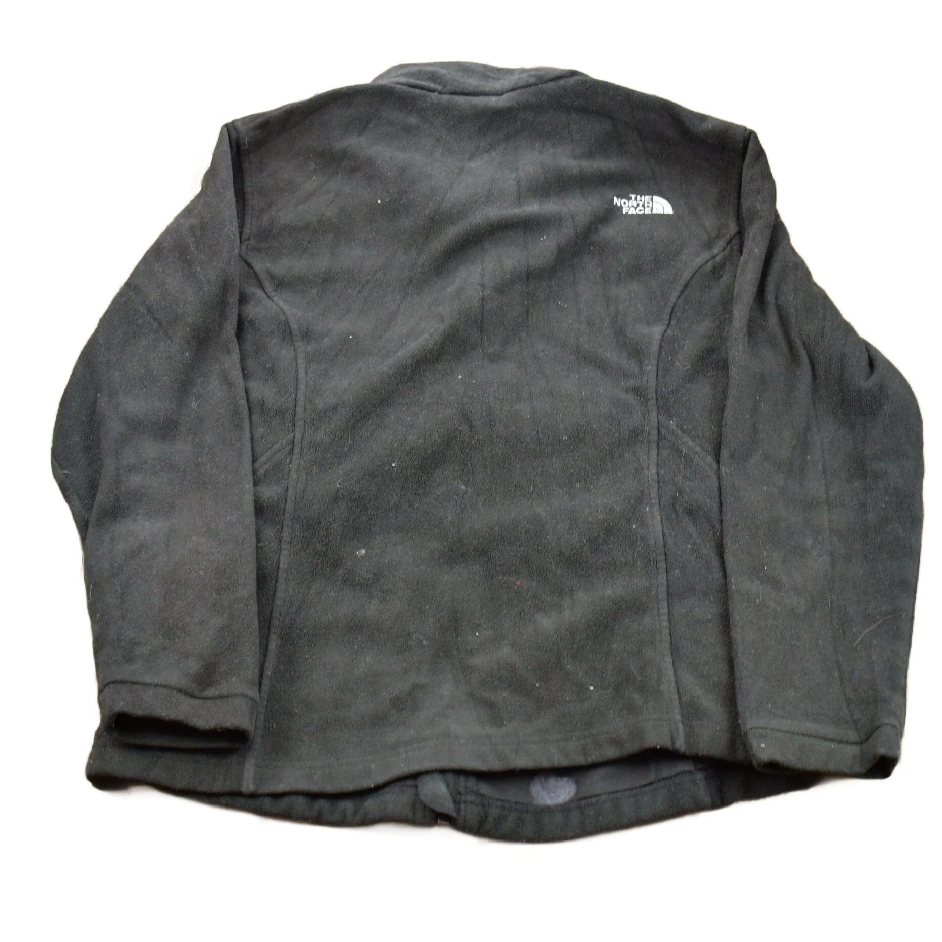 Vintage 1990s The North Face Full Zip Fleece Sweater Youth XL - Image 2