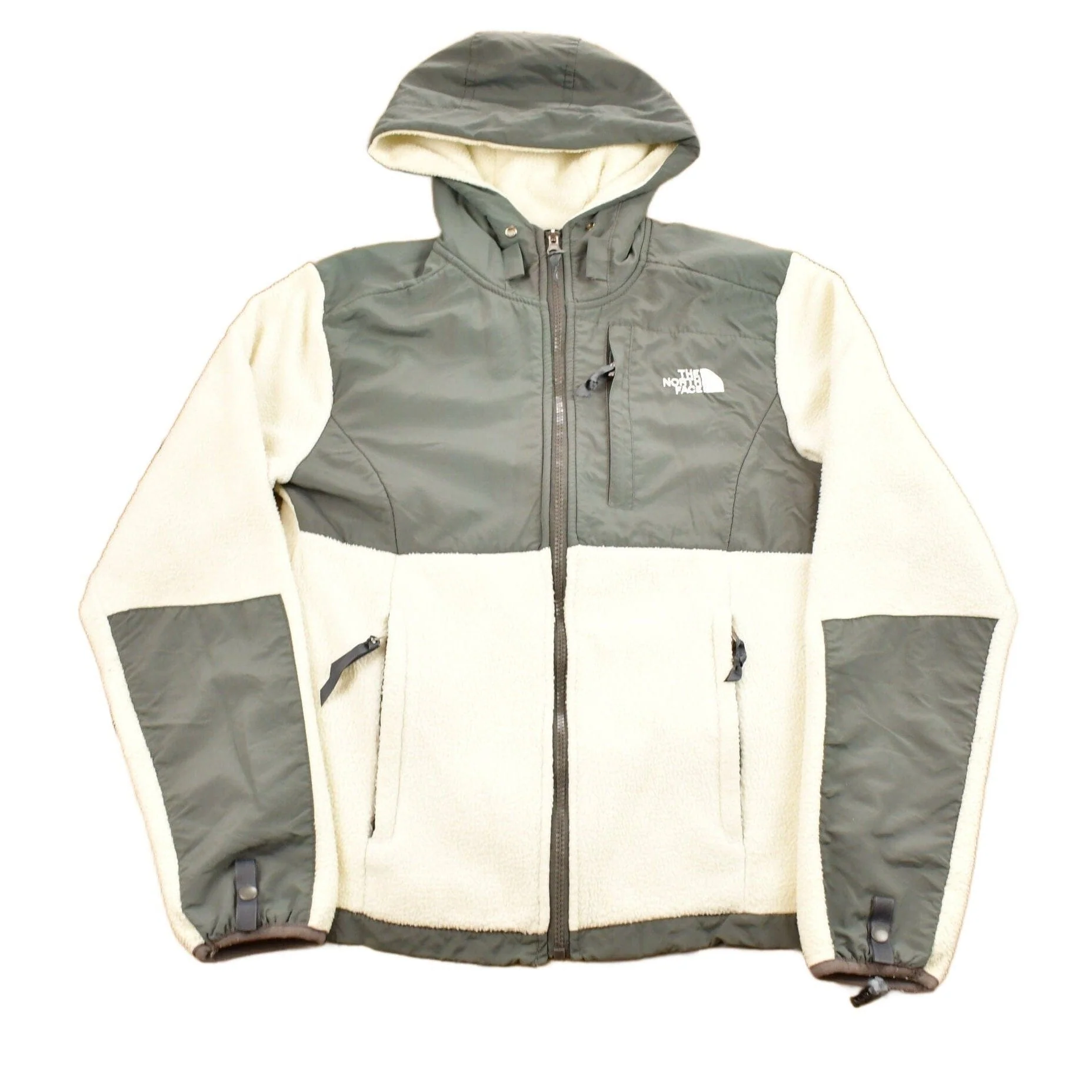 Vintage 1990s The North Face Hooded Denali Fleece Sweater Women's S