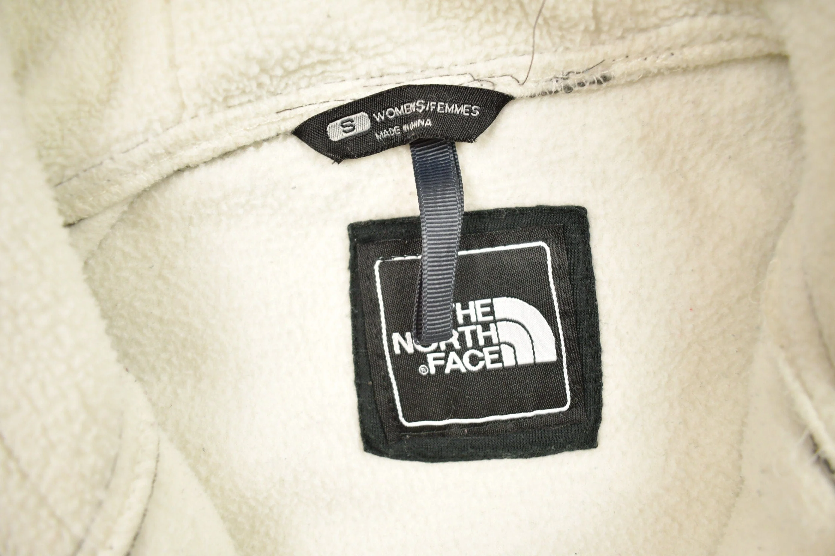 Vintage 1990s The North Face Hooded Denali Fleece Sweater Women's S - Image 4