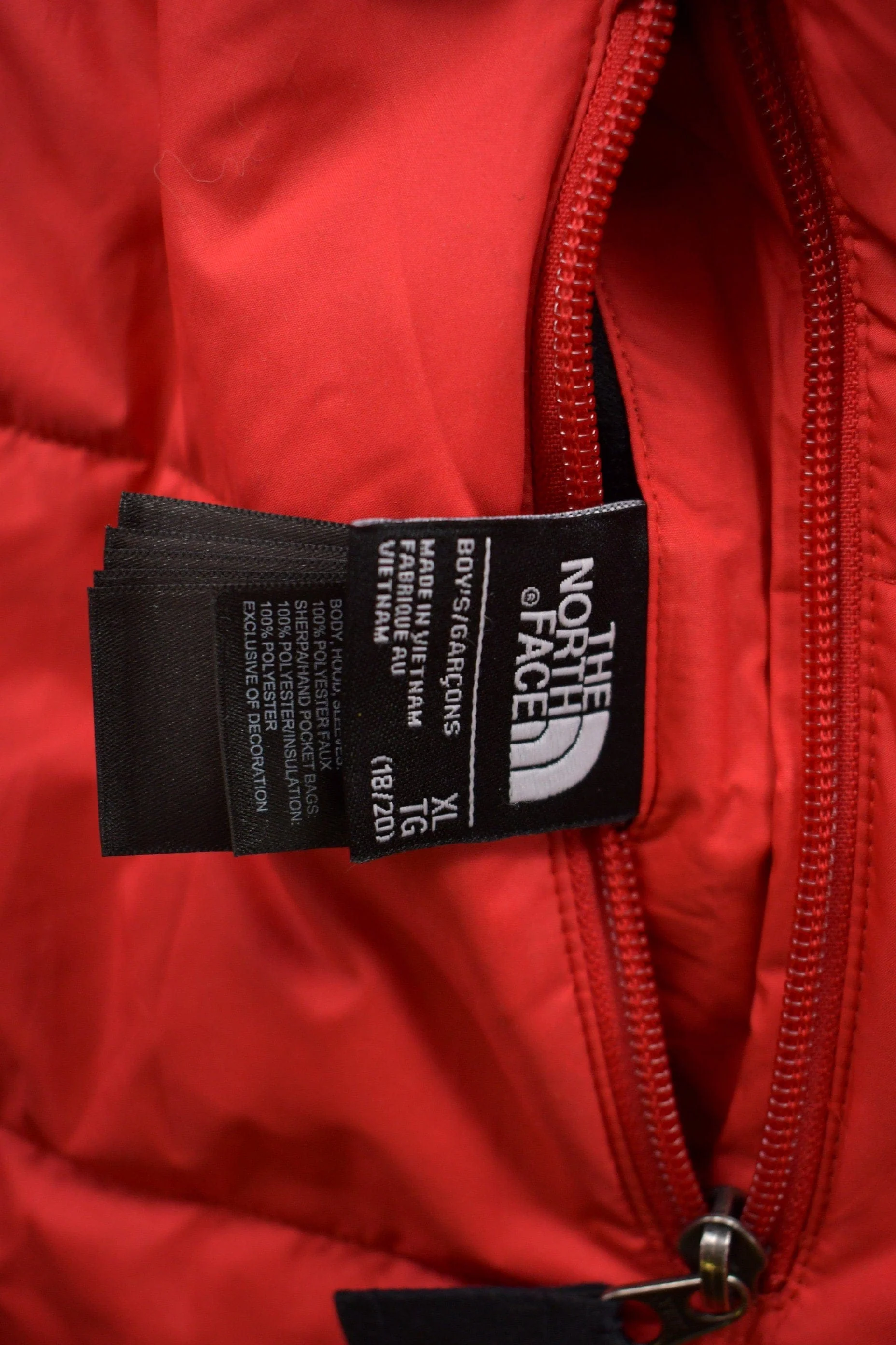 Vintage 1990s The North Face Puffer Jacket Youth XL - Image 4