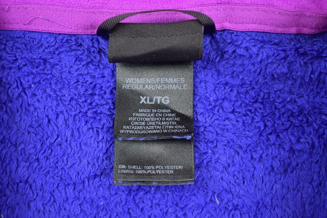 Vintage 1990s The North Face Women's Fleece Sweater Women's XL - Image 6