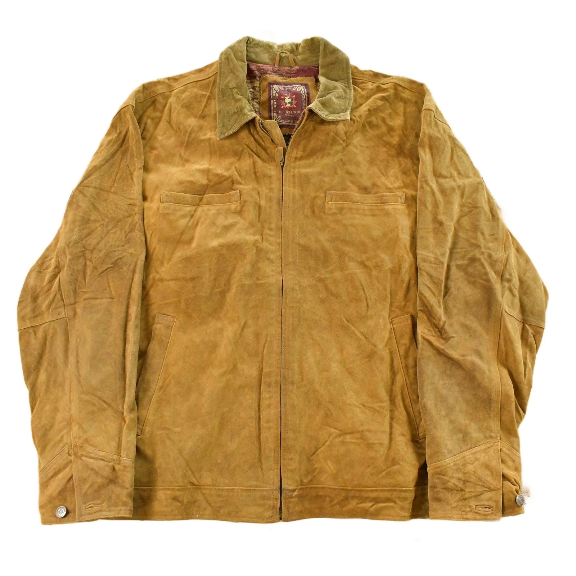 Vintage 1990s The Territory Ahead Leather Jacket Men's 2XL