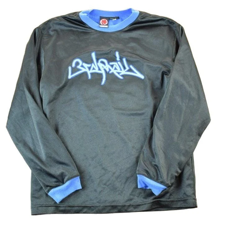 Vintage 1990s Third Rail Mesh Crewneck Sweatshirt Mens L