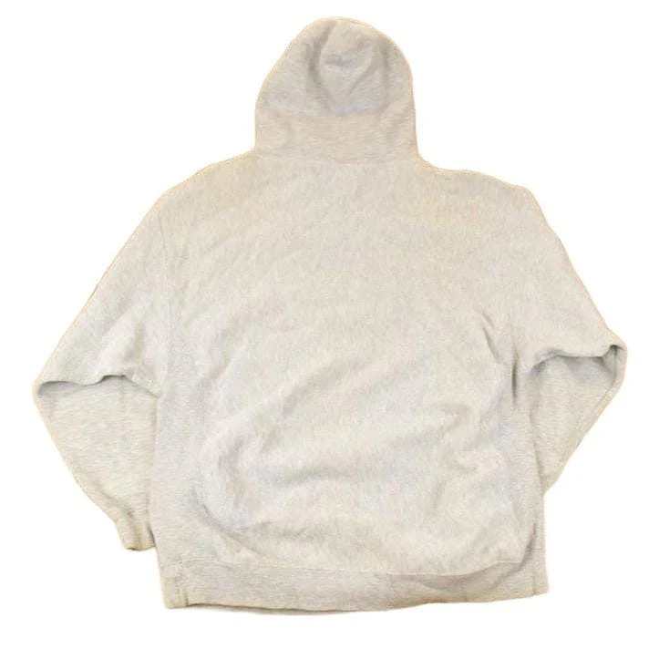 Vintage 1990s Thrashed Jansport Notre Dame Irish University Crossgrain Hoodie Sweater Men's M - Image 2