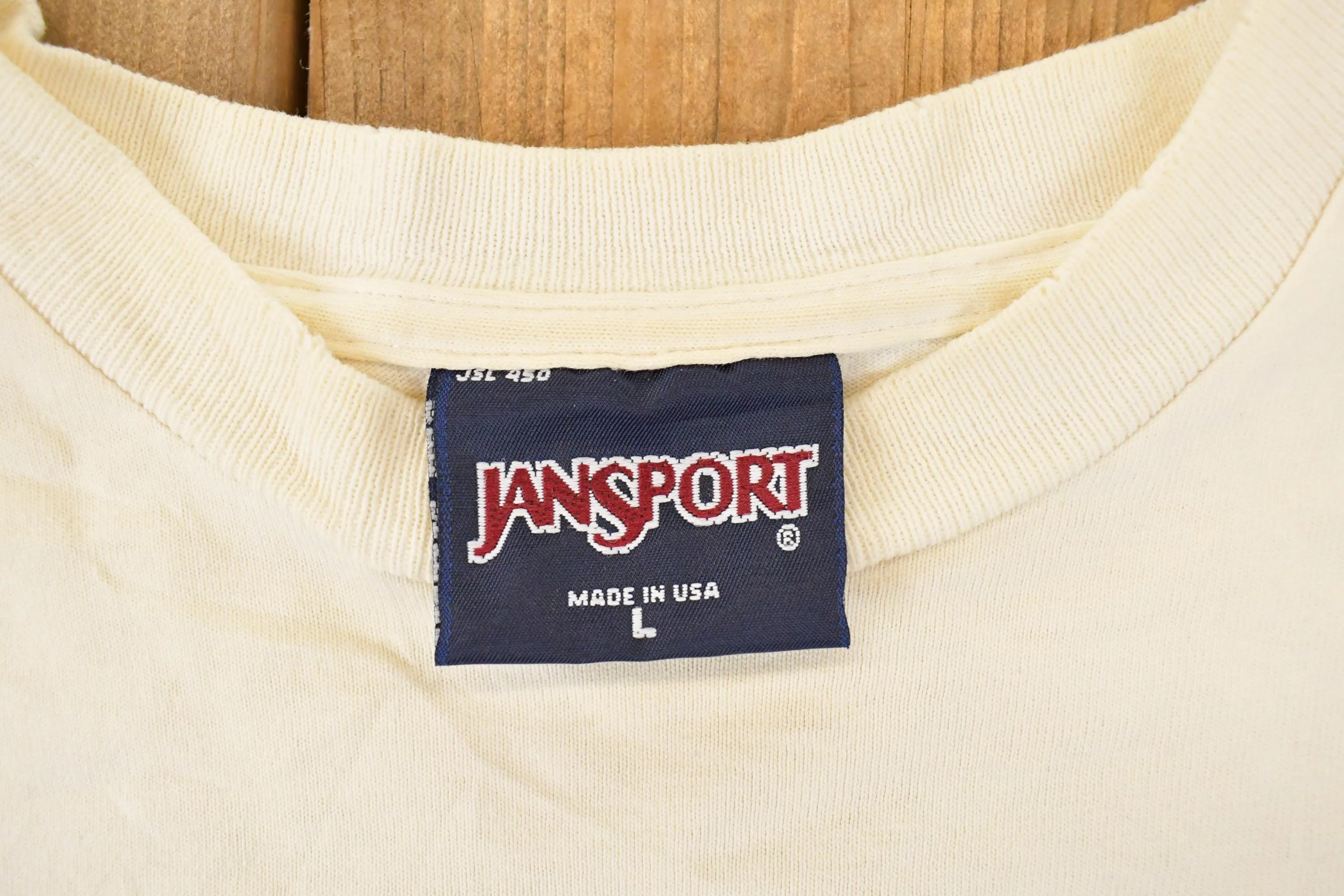 Vintage 1990s Thrashed Jansport St Thomas Tommies Graphic Print Crewneck Shirt Mens L - Image 8