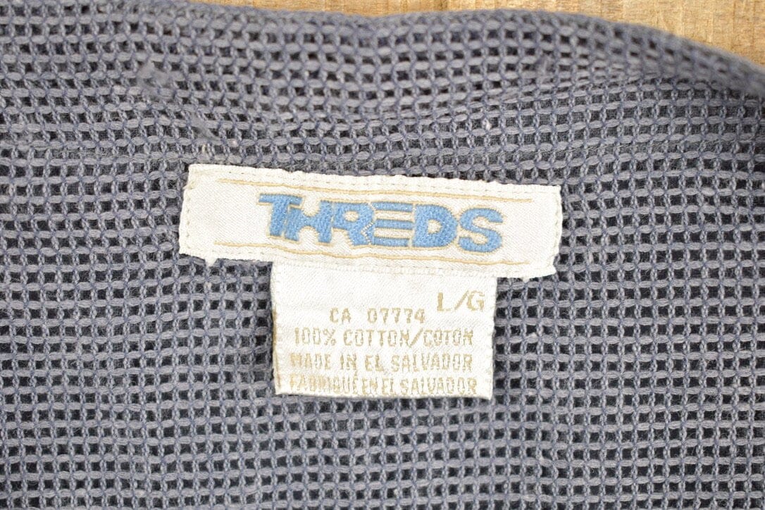 Vintage 1990s Threds Cargo Vest Men's Medium - Image 3