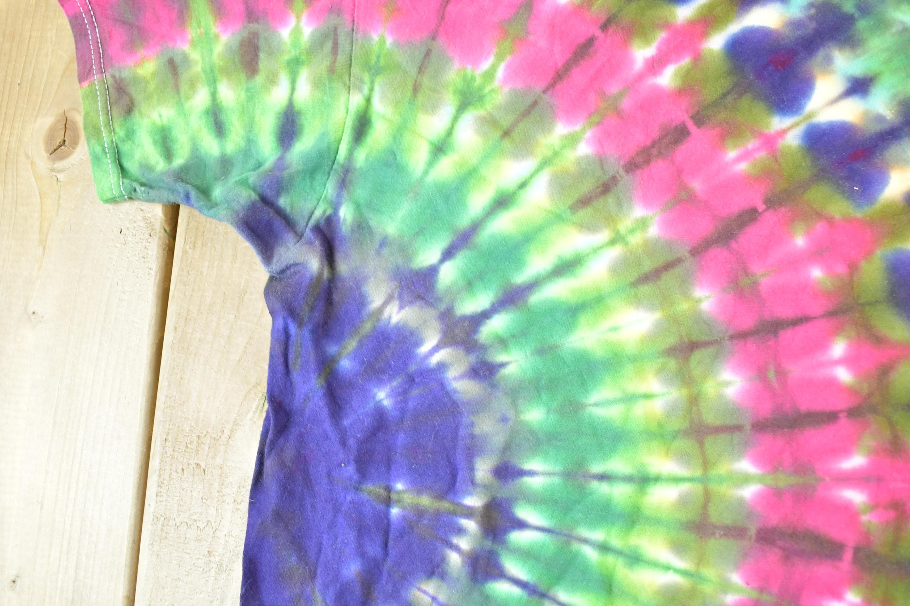 Vintage 1990s Tie Dye Souvenir T-Shirt Mens L - Image 3