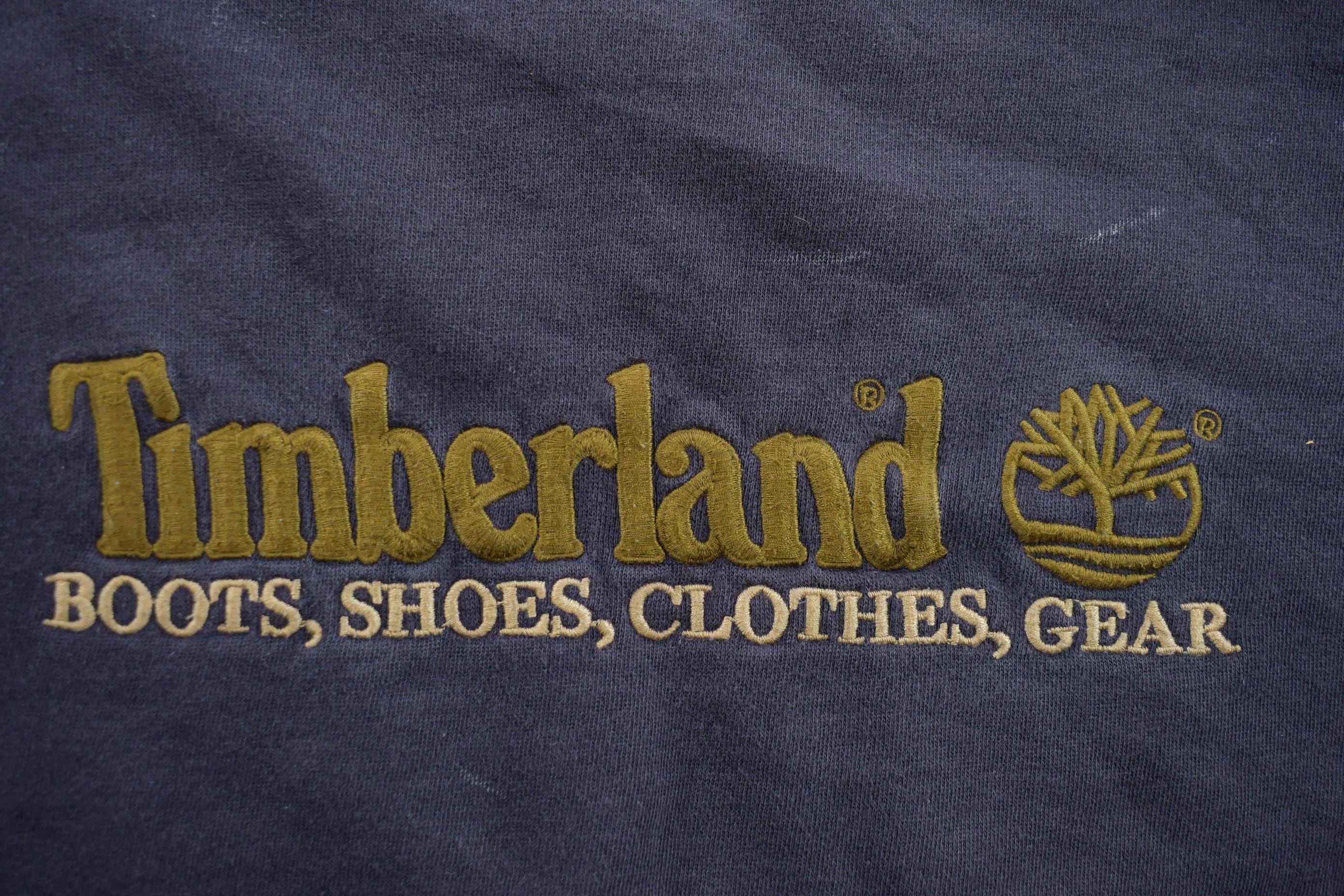 Vintage 1990s Timberland Embroidered Crewneck Sweatshirt - Image 4