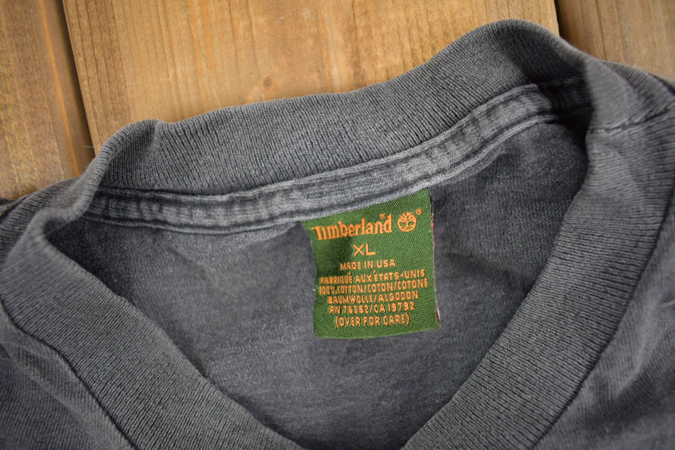 Vintage 1990s Timberland Long Sleeve Graphic T Shirt Men's XL - Image 6