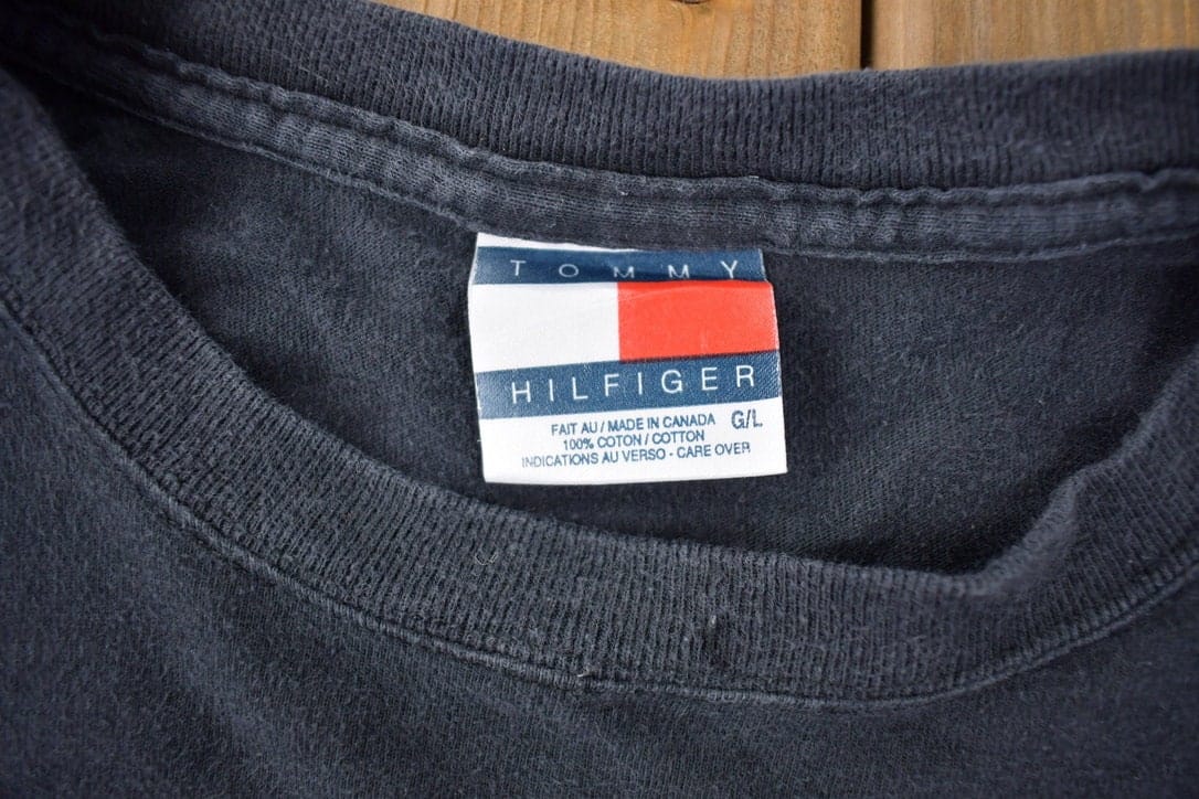 Vintage 1990s Tommy Hilfiger Athletic Gear Long Sleeve Shirt Men's Large - Image 7