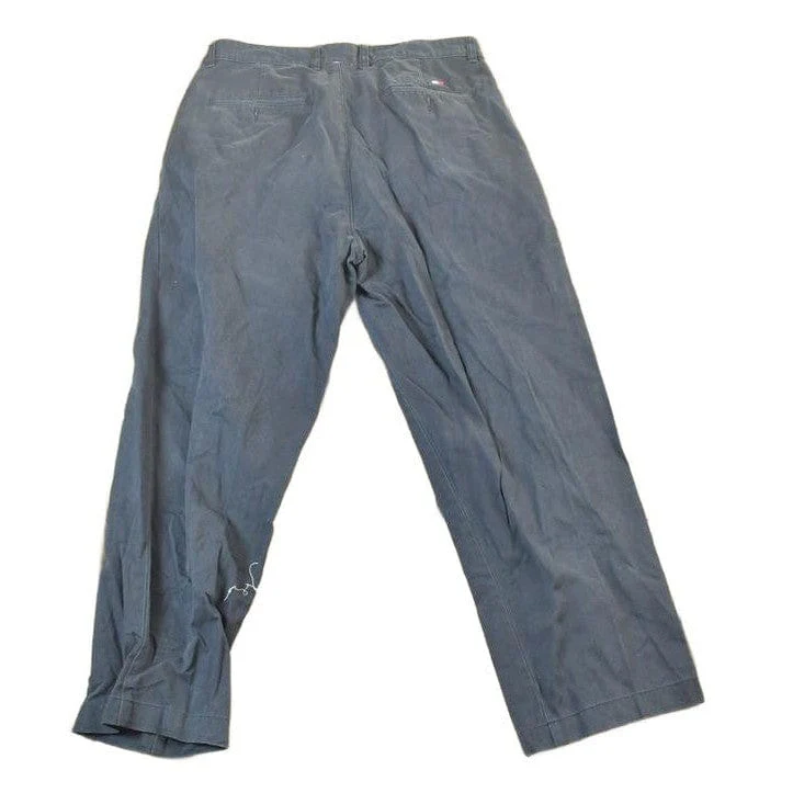 Vintage 1990s Tommy Hilfiger Black Chino Pants Men's 34 x 28