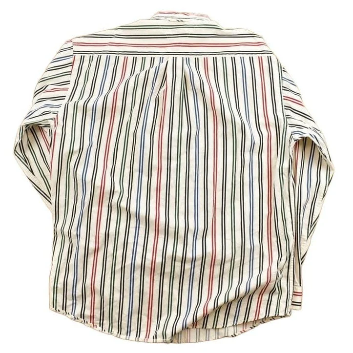 Vintage 1990s TOMMY HILFIGER Blank Button Up Shirt Men's Large - Image 2