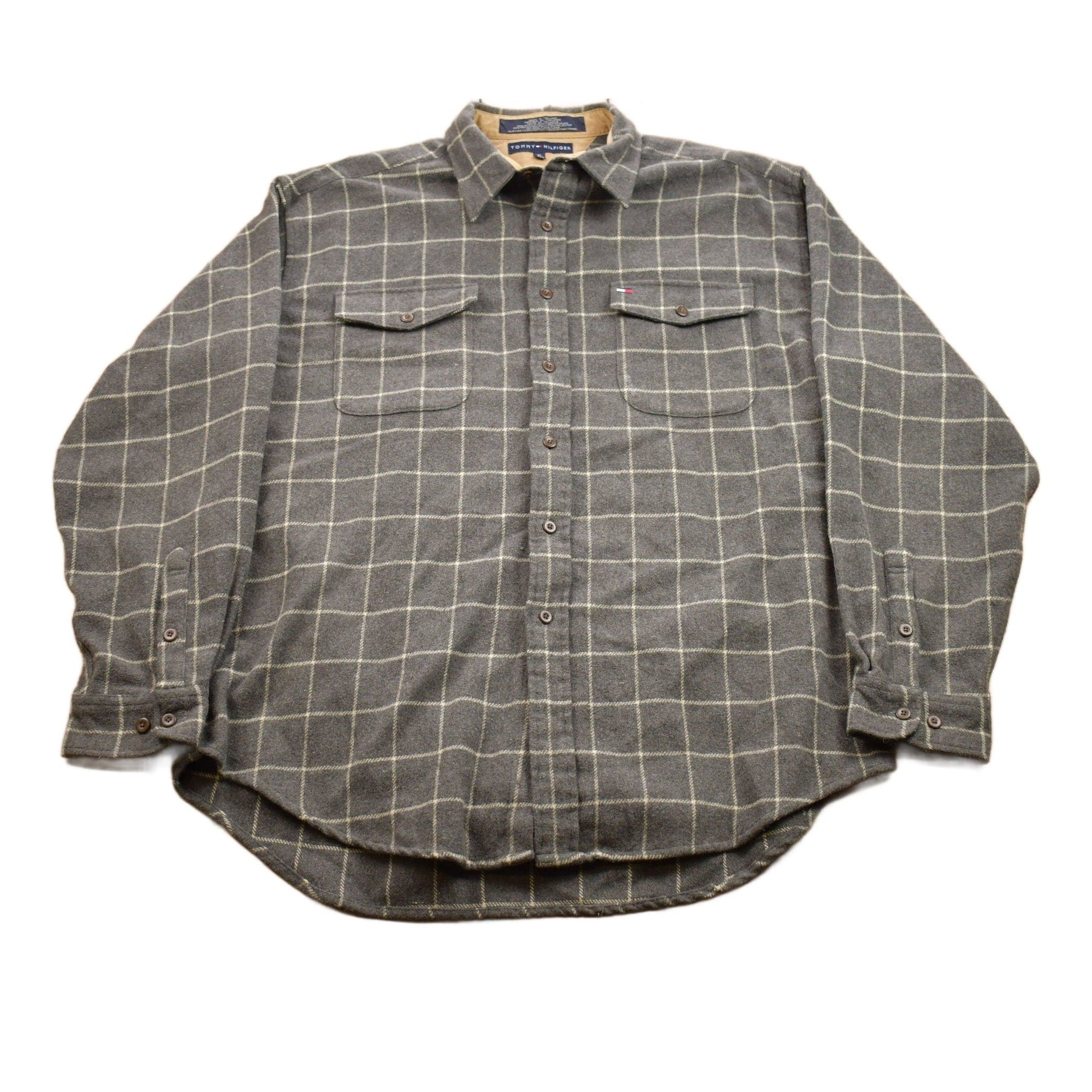 Vintage 1990s Tommy Hilfiger Button Up Flannel Shirt