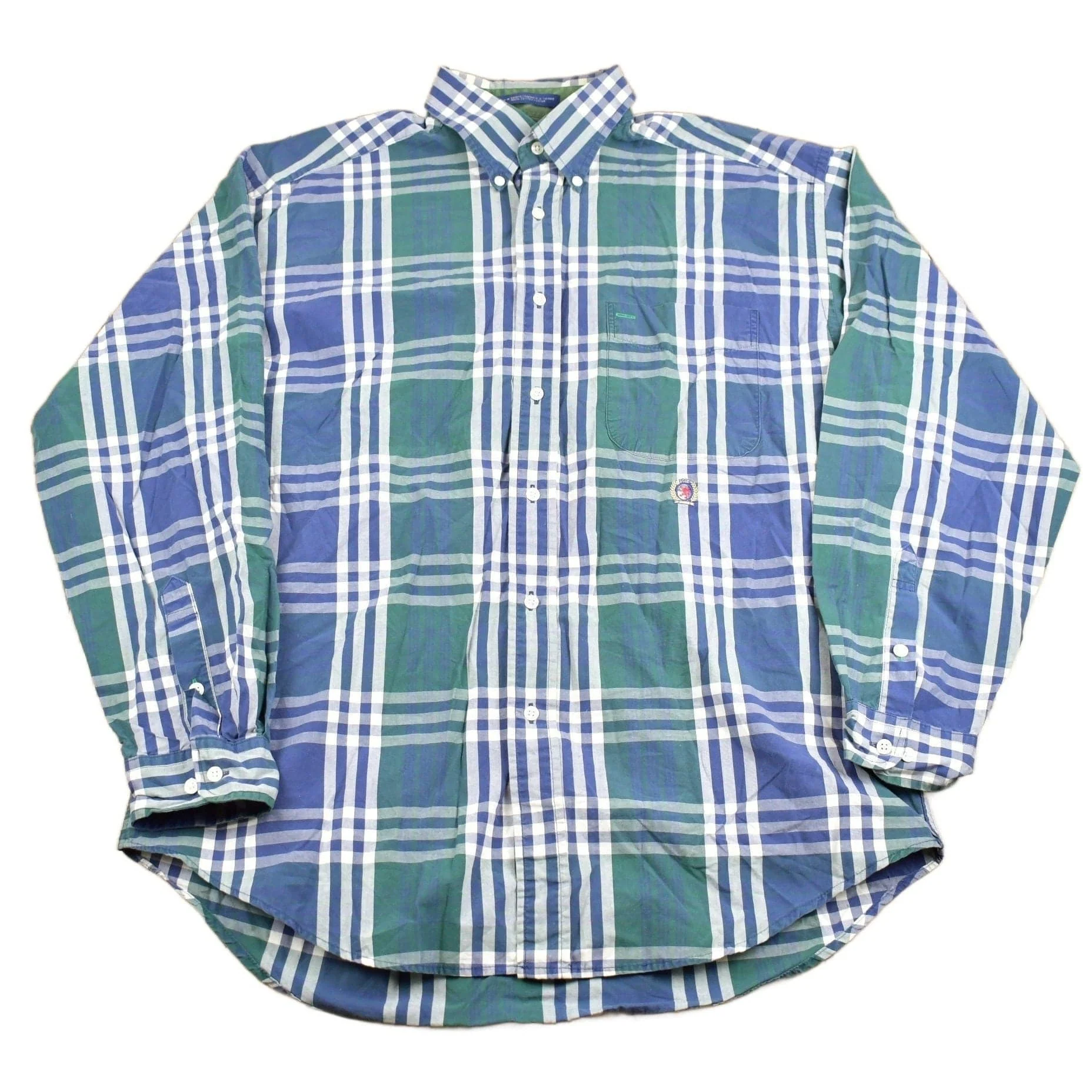 Vintage 1990's Tommy Hilfiger Button Up Shirt Men's Large