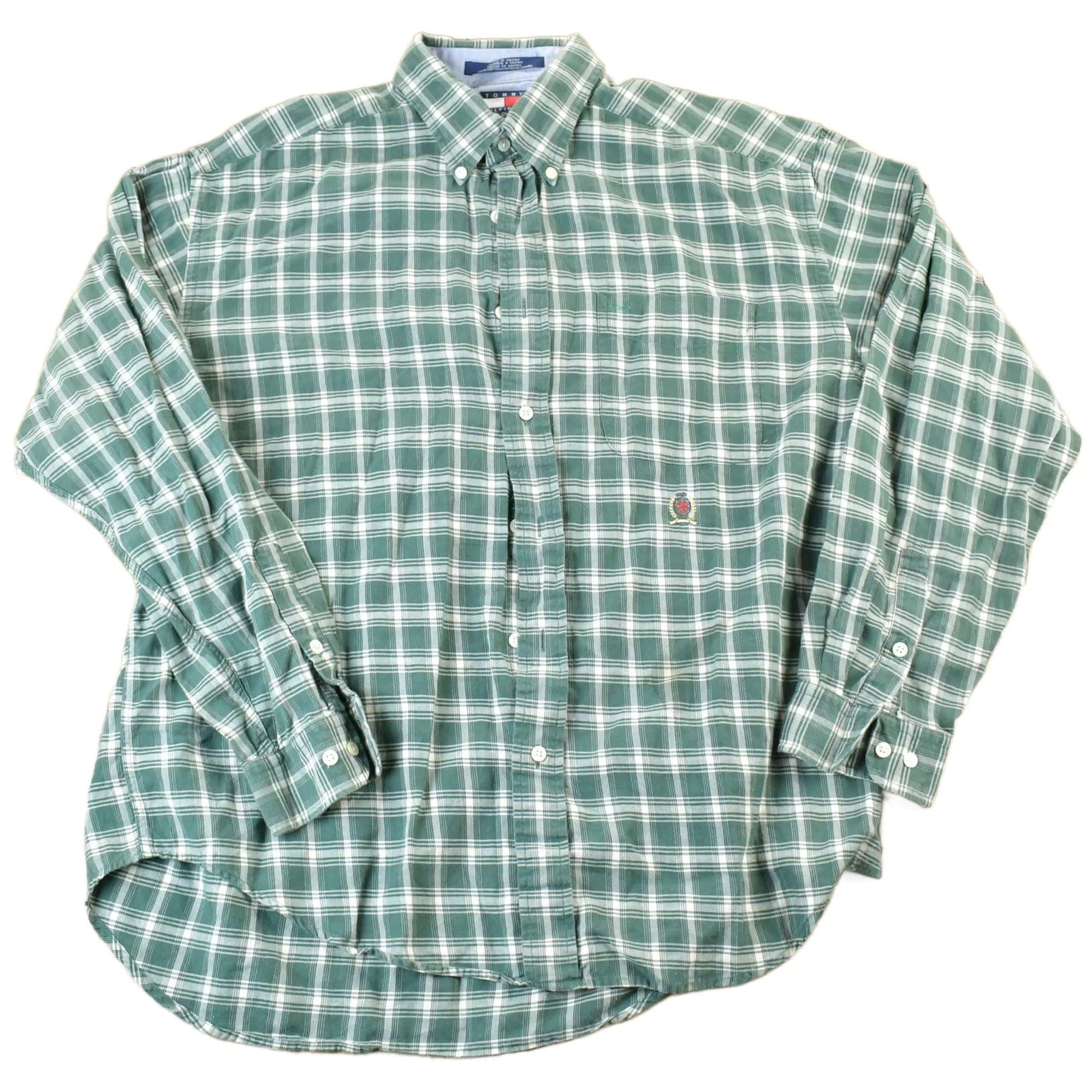 Vintage 1990s Tommy Hilfiger Button Up Shirt Men's XL