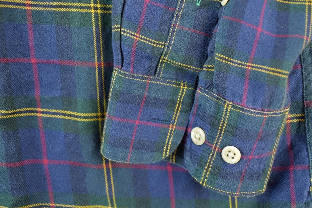 Vintage 1990s Tommy Hilfiger Button Up Shirt Men's Medium - Image 5