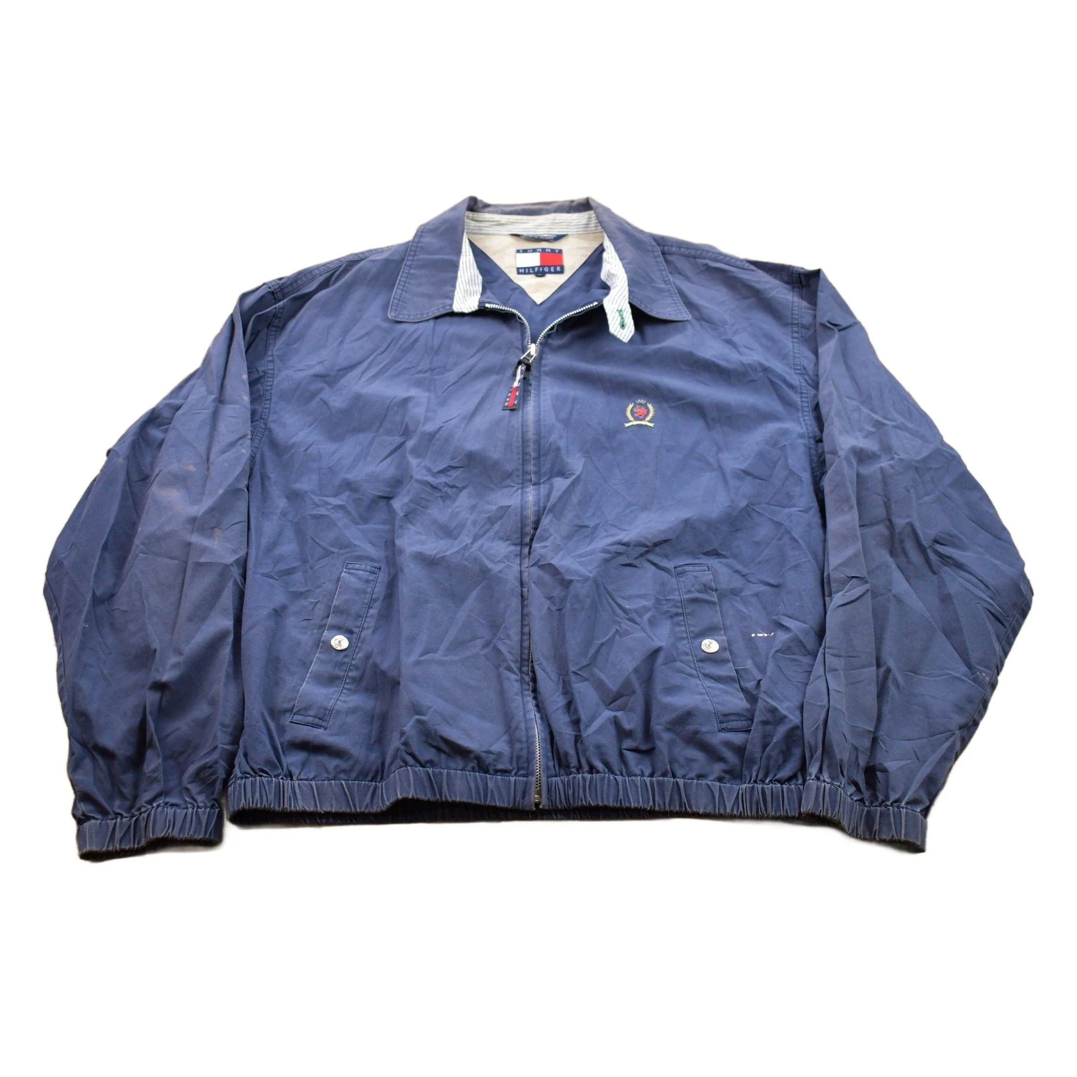 Vintage 1990s Tommy Hilfiger Canvas Golf Jacket Men's Large