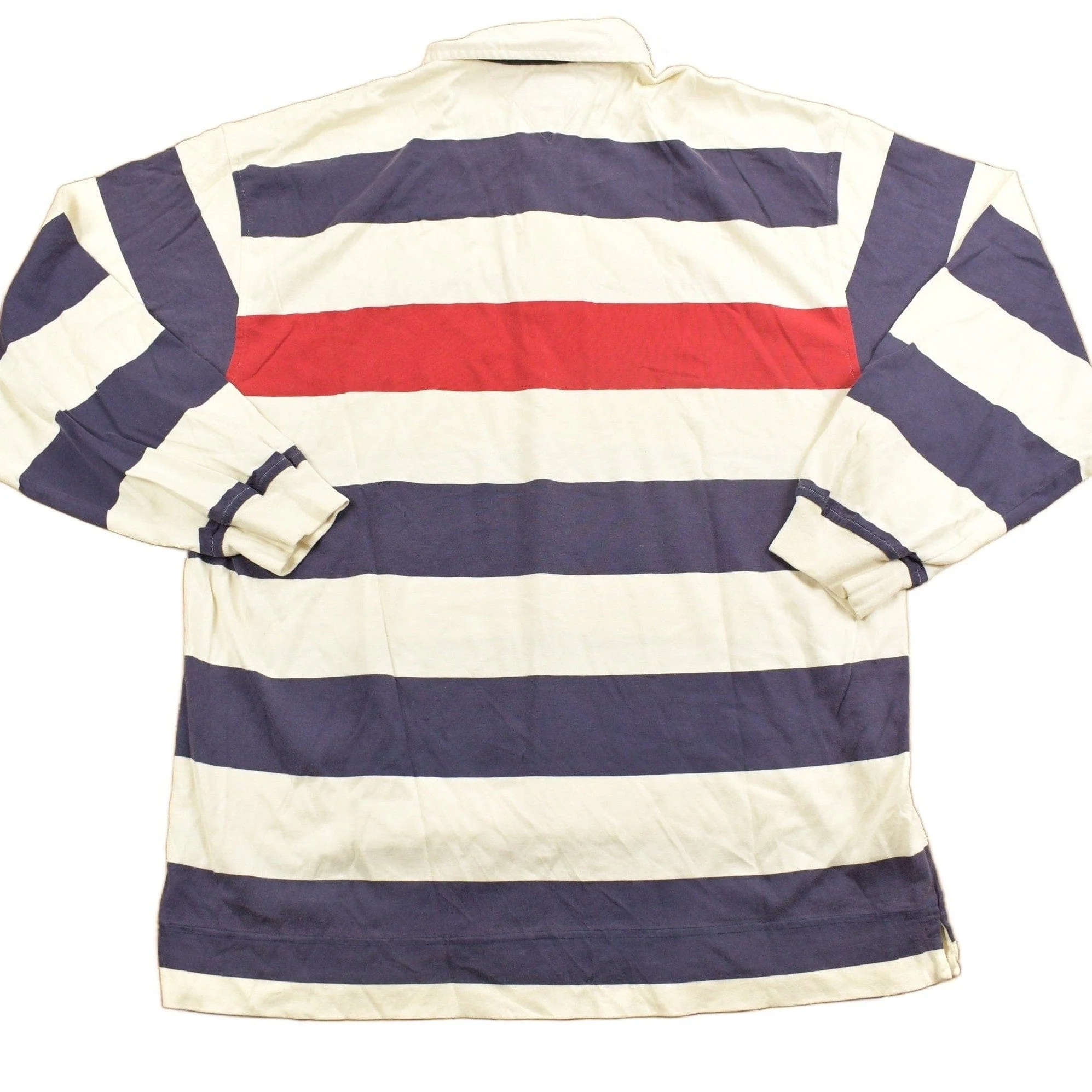 Vintage 1990s Tommy Hilfiger Crest Logo Polo Shirt Men's Large - Image 2