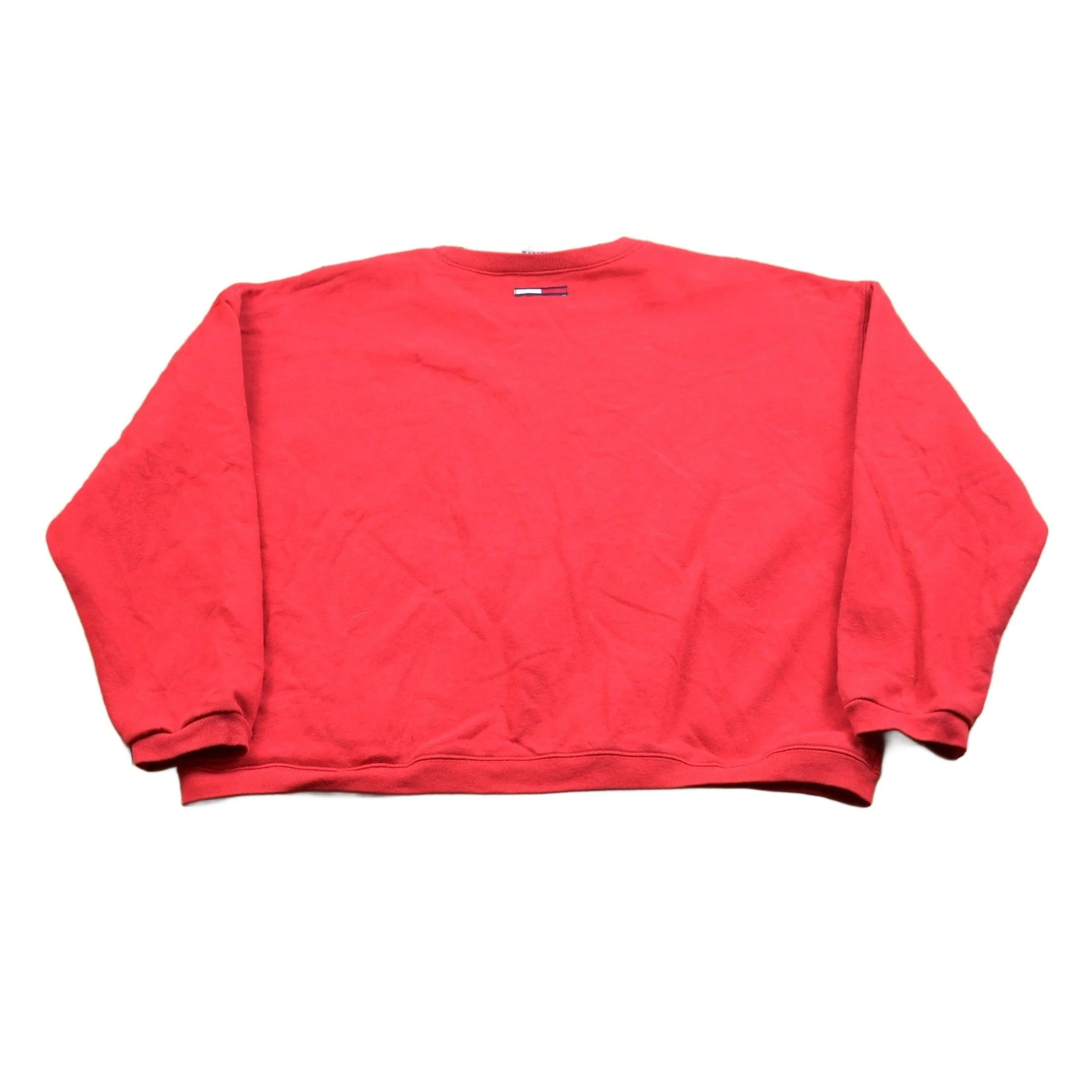 Vintage 1990s Tommy Hilfiger Crewneck Sweatshirt Men's XL - Image 2