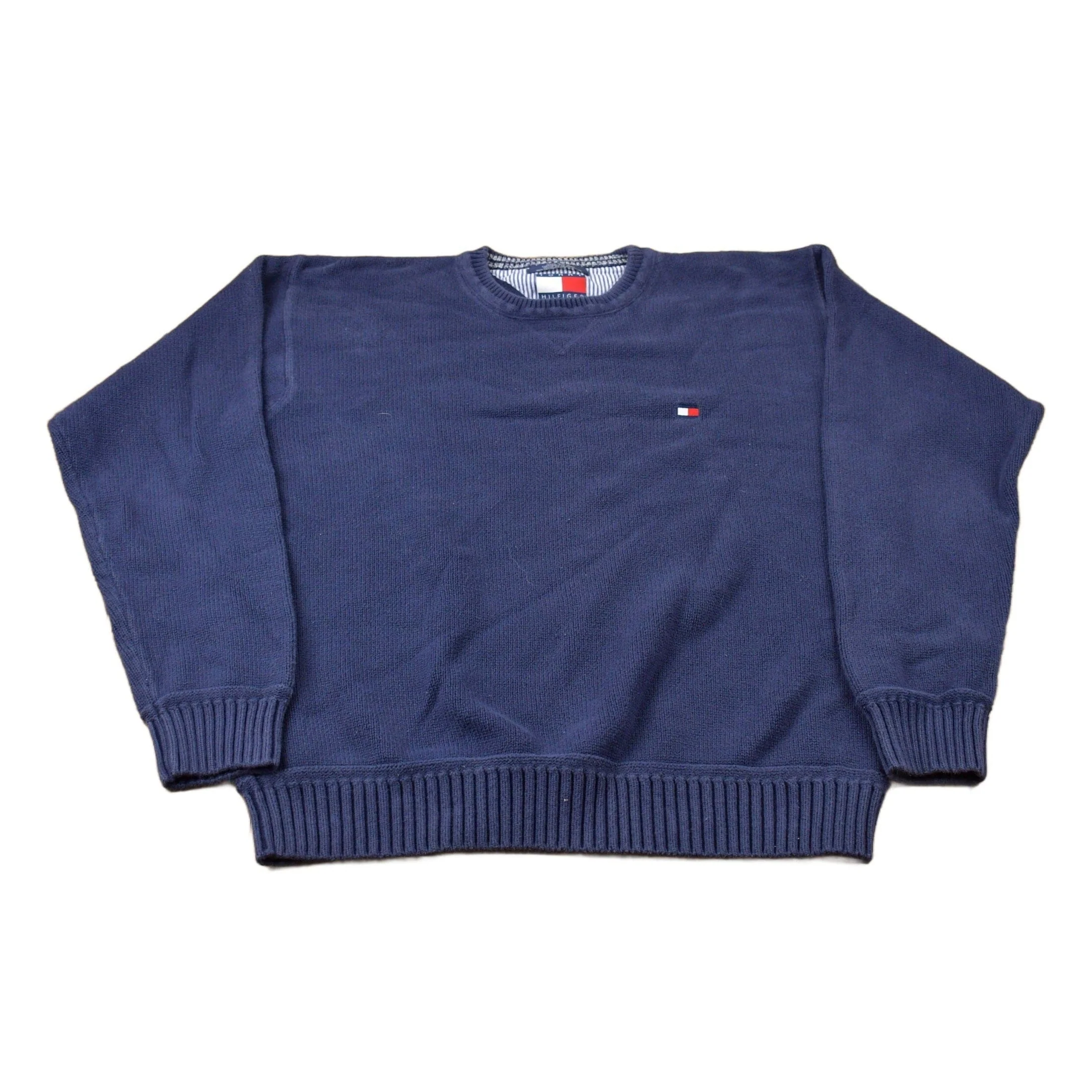 Vintage 1990s Tommy Hilfiger Embroidered Knitted Sweater