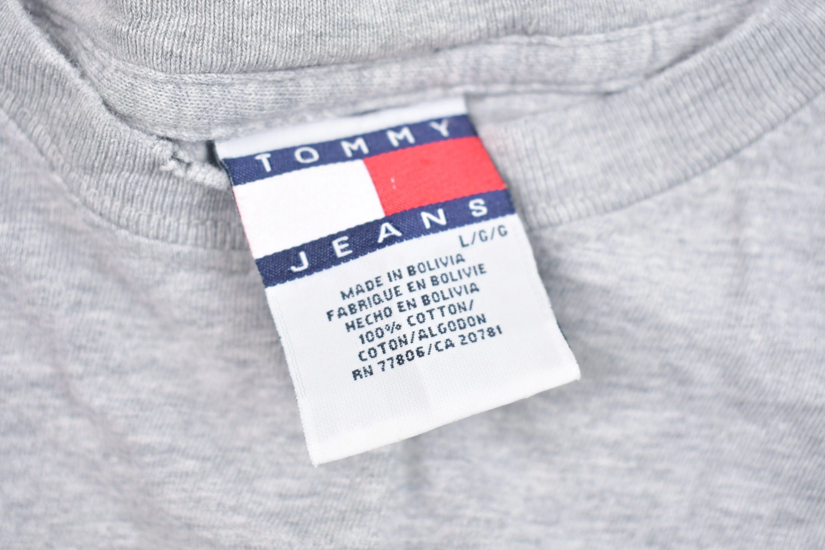 Vintage 1990s Tommy Hilfiger Jeans Long Sleeve Shirt Men's Large - Image 3