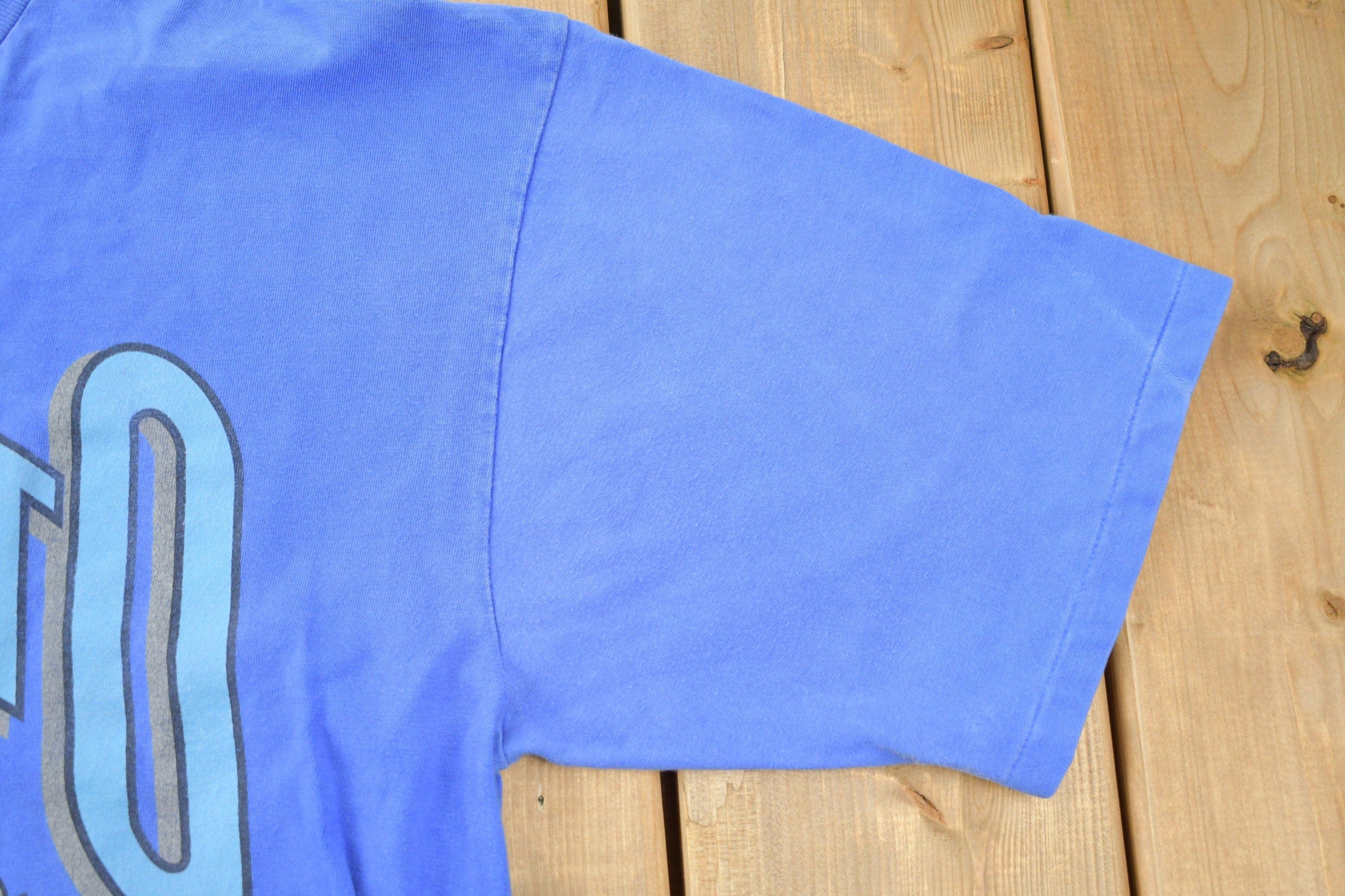 Vintage 1990s Toronto Blue Jays Member Club Nutmeg MLB Graphic T-shirt Men's Large - Image 6