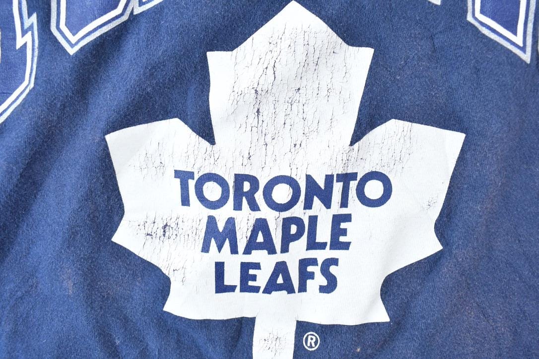 Vintage 1990s Toronto Maple Leafs NHL Graphic T-Shirt Men's Large - Image 5