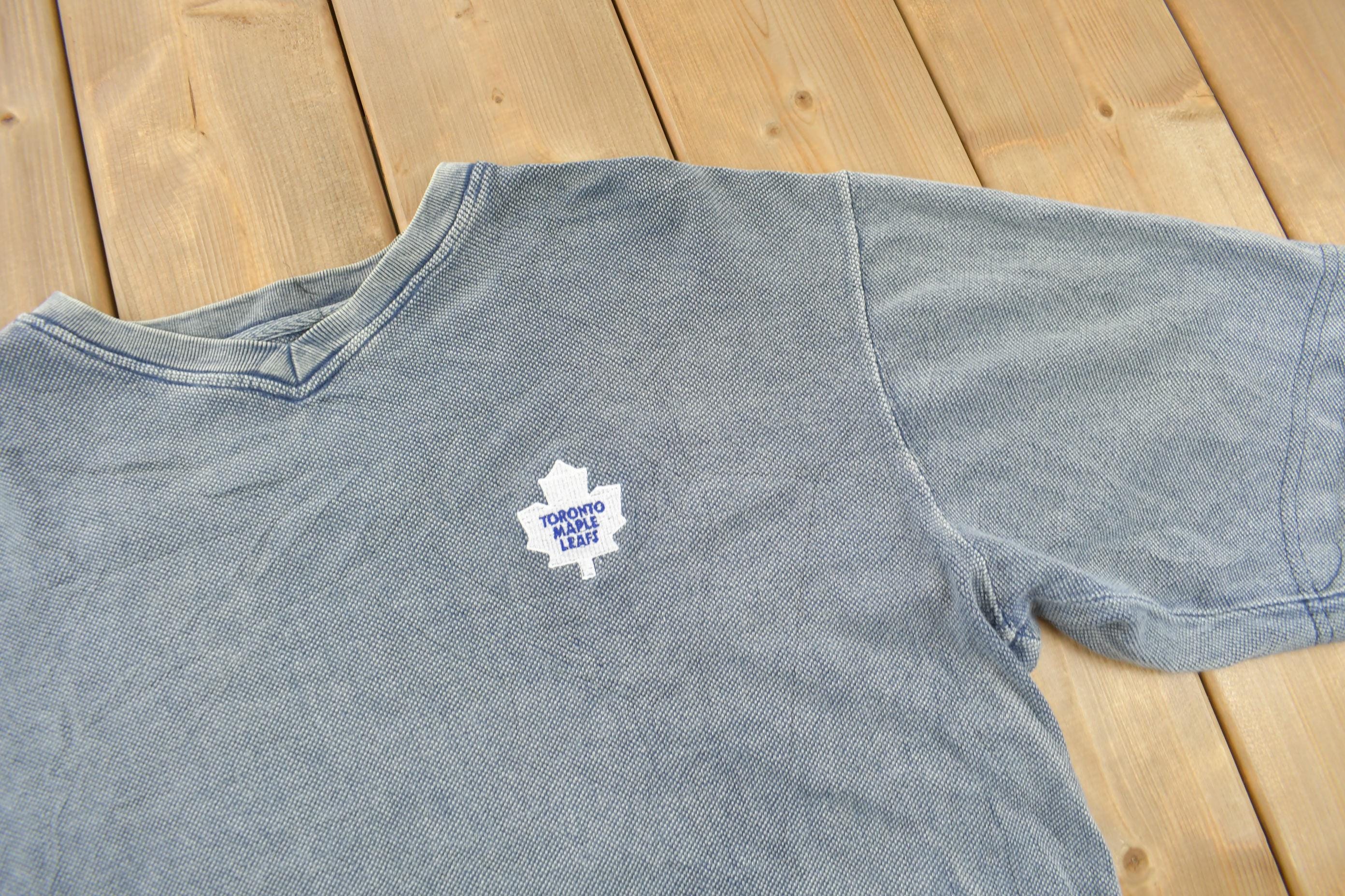 Vintage 1990s Toronto Maple Leafs NHL Hockey Graphic T-Shirt Men's XL - Image 3