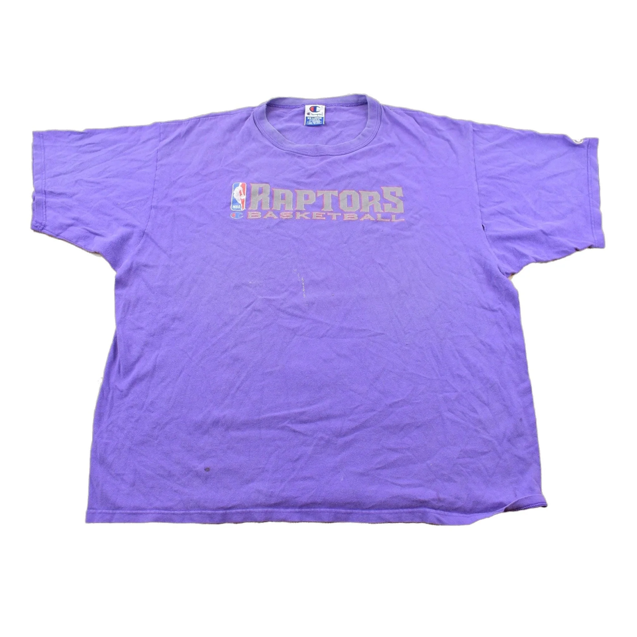Vintage 1990s Toronto Raptors NBA Basketball Champion Graphic T-Shirt Men's 2XL