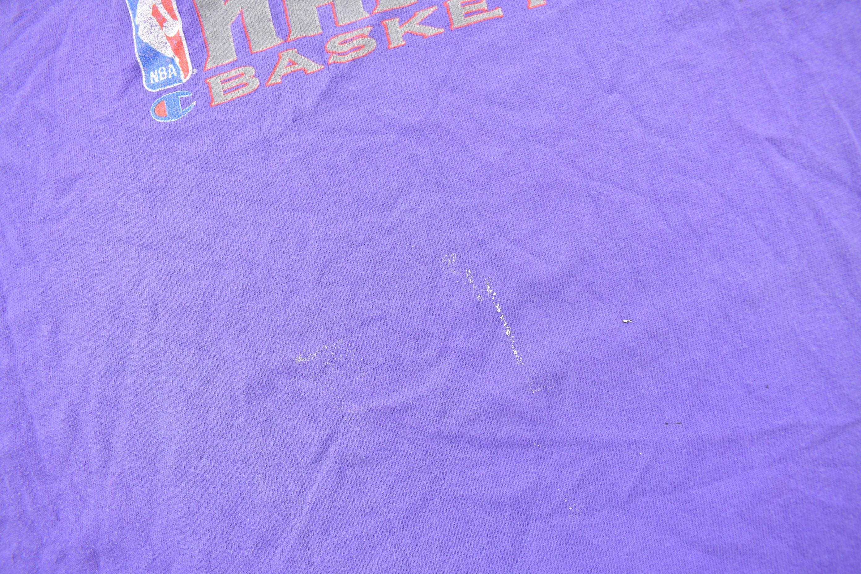 Vintage 1990s Toronto Raptors NBA Basketball Champion Graphic T-Shirt Men's 2XL - Image 7