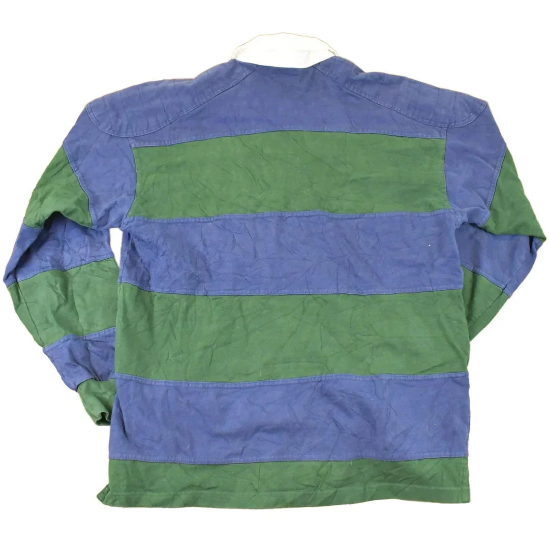 Vintage 1990s Total Rugby Ireland Quarter Button Up Shirt Men's L - Image 2