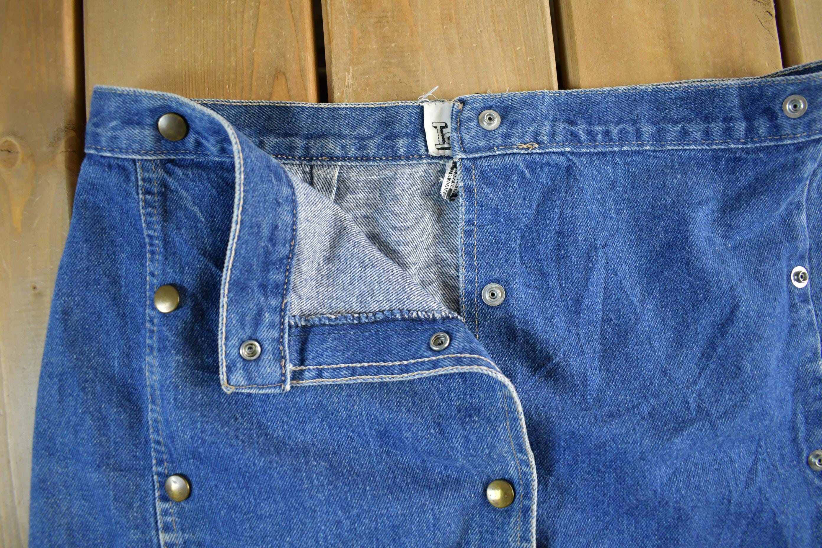 Vintage 1990s Touche Denim Skirt Women's 33 - Image 3