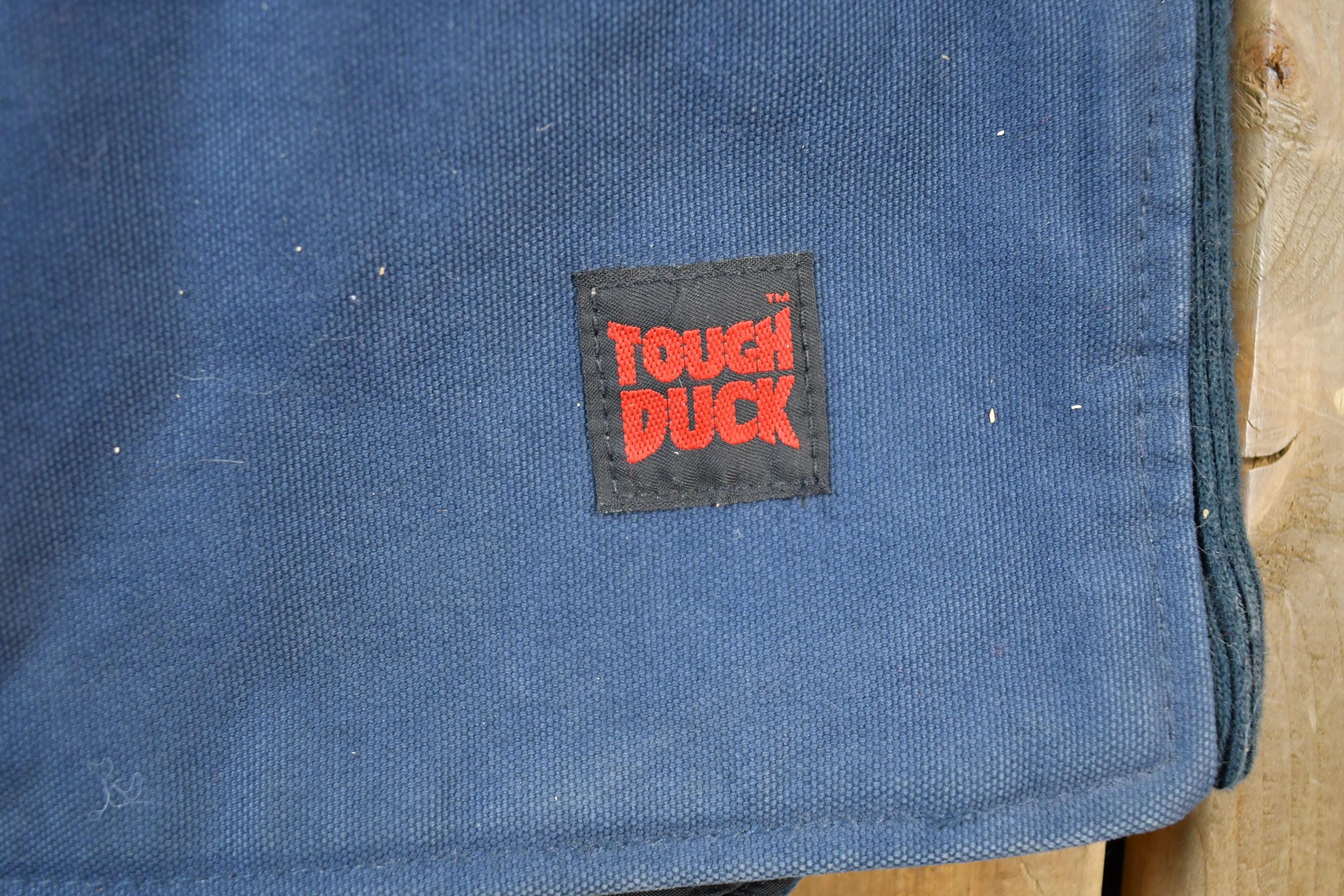 Vintage 1990s Tough Duck Distressed Work Vest Jacket Men's XL - Image 3