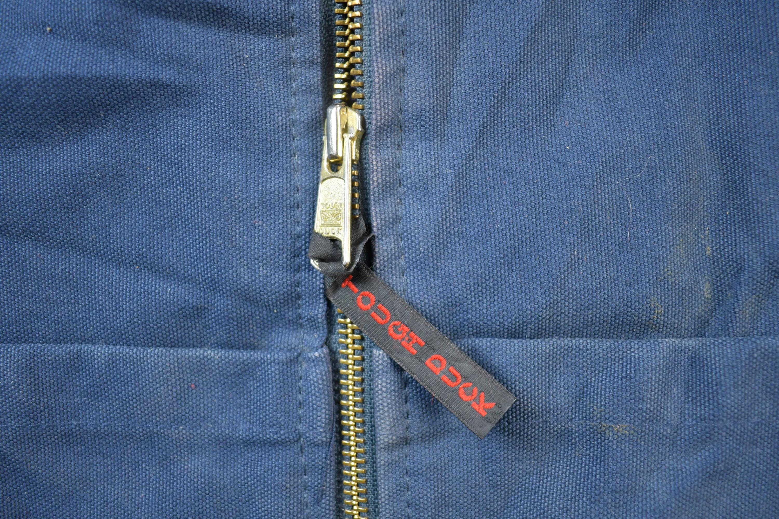 Vintage 1990s Tough Duck Distressed Work Vest Jacket Men's XL - Image 5