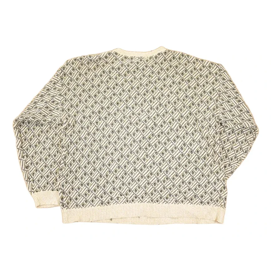 Vintage 1990s Trader Bay Knit Crewneck Sweater Men's L - Image 2
