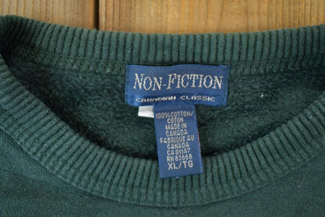 Vintage 1990s Trinity College School Collegiate Crewneck Men's XL - Image 3