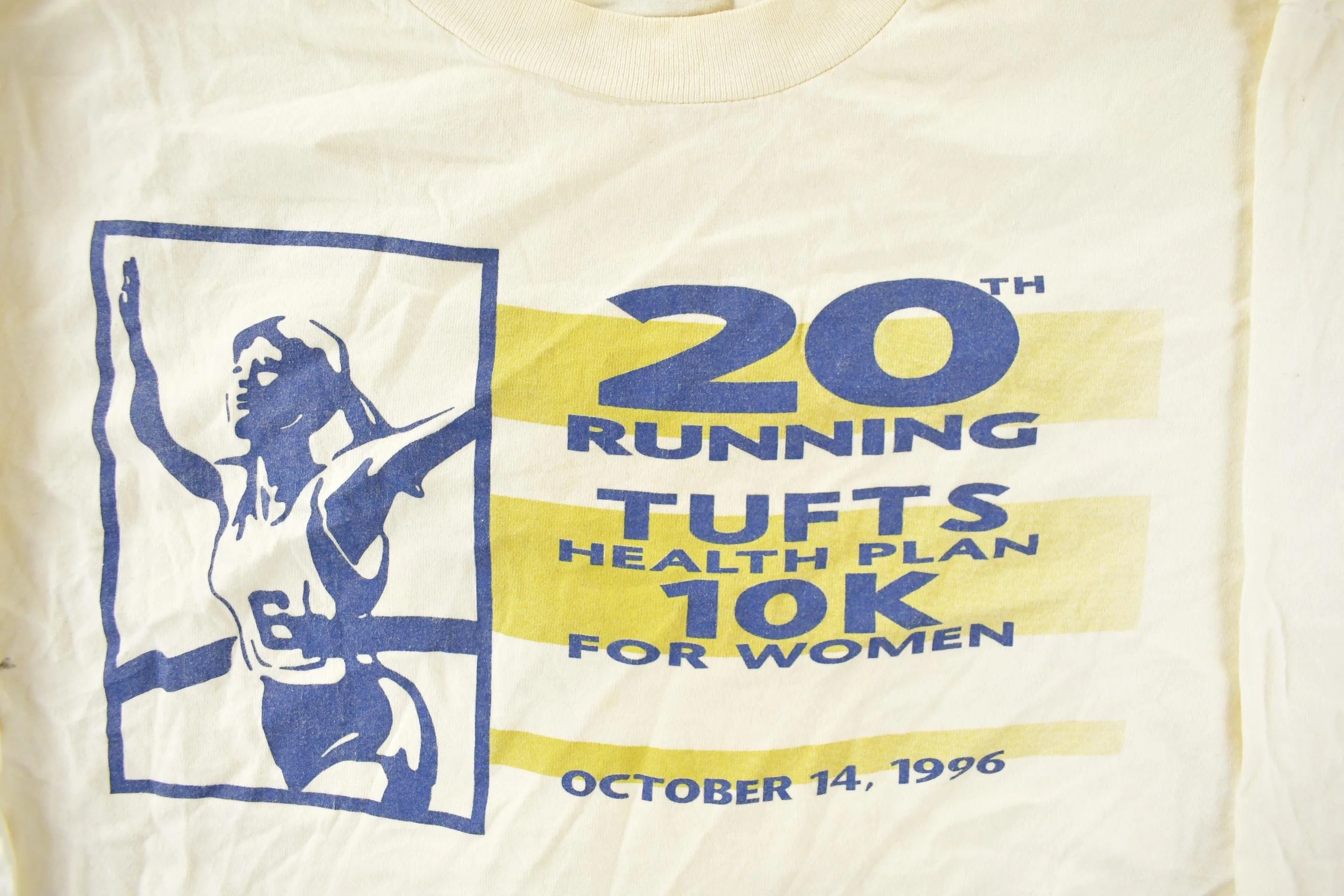 Vintage 1990s Tufts Health Plan Running Souvenir T-Shirt Men's Large - Image 6