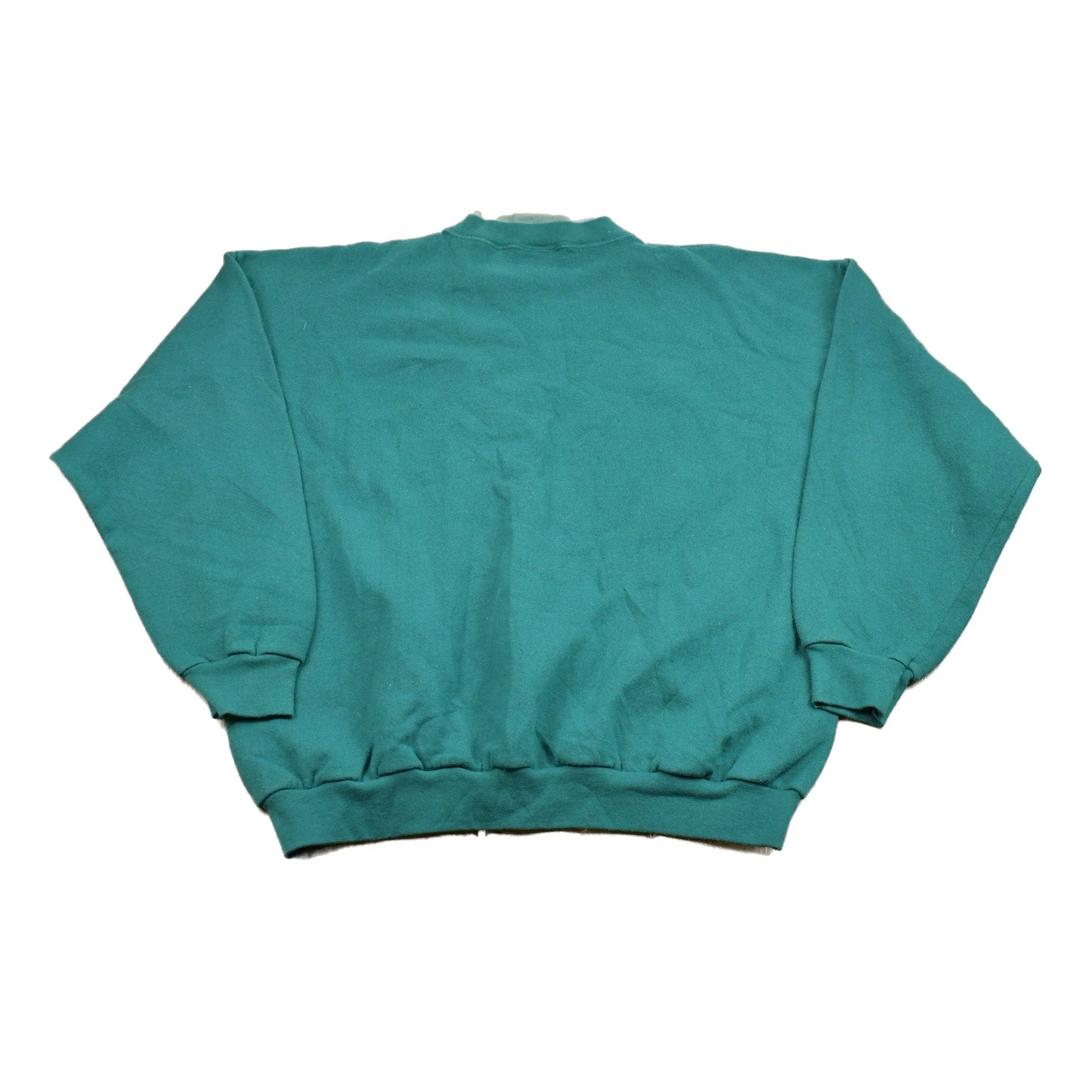 Vintage 1990s Tultex Double Collared Crewneck Sweatshirt Men's XL - Image 2