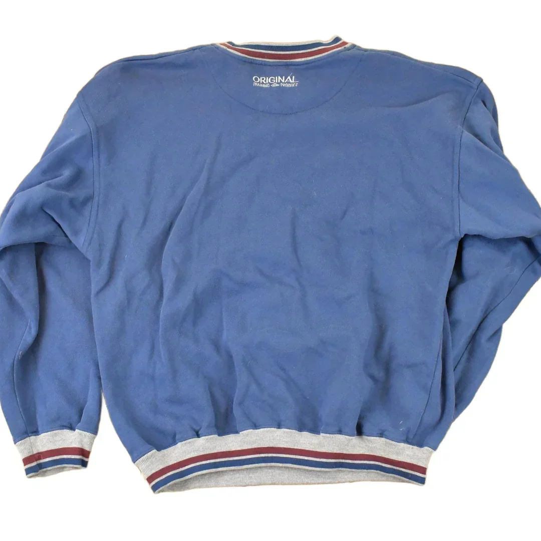 Vintage 1990s Umbro Training Product Embroidered Crewneck Sweatshirt Mens M - Image 2