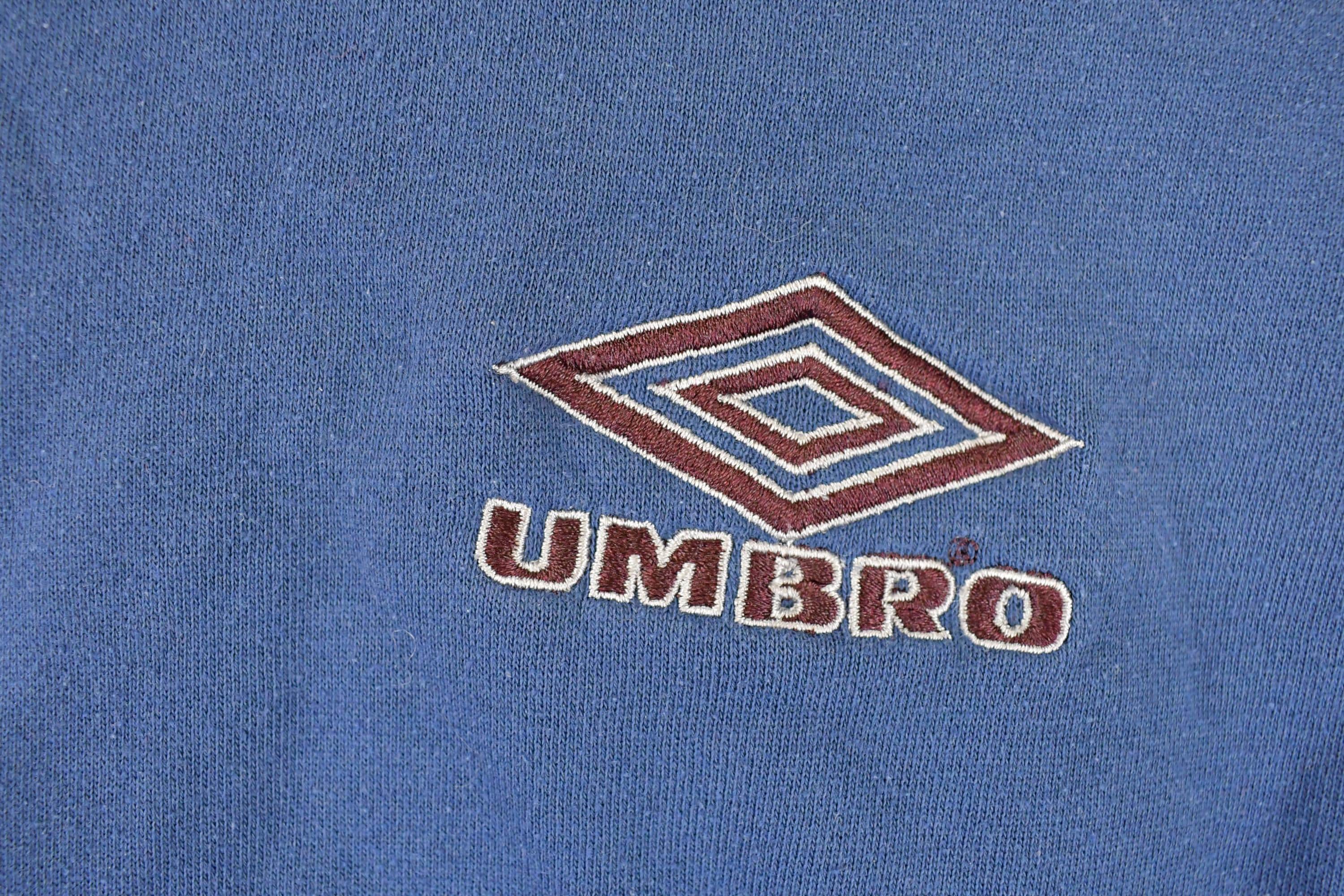 Vintage 1990s Umbro Training Product Embroidered Crewneck Sweatshirt Mens M - Image 3