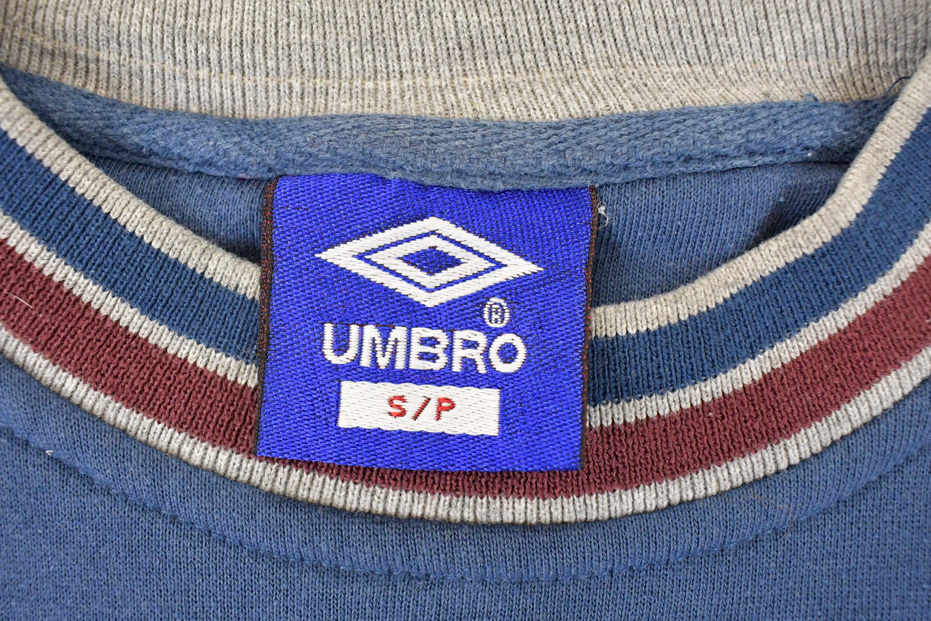 Vintage 1990s Umbro Training Product Embroidered Crewneck Sweatshirt Mens M - Image 5