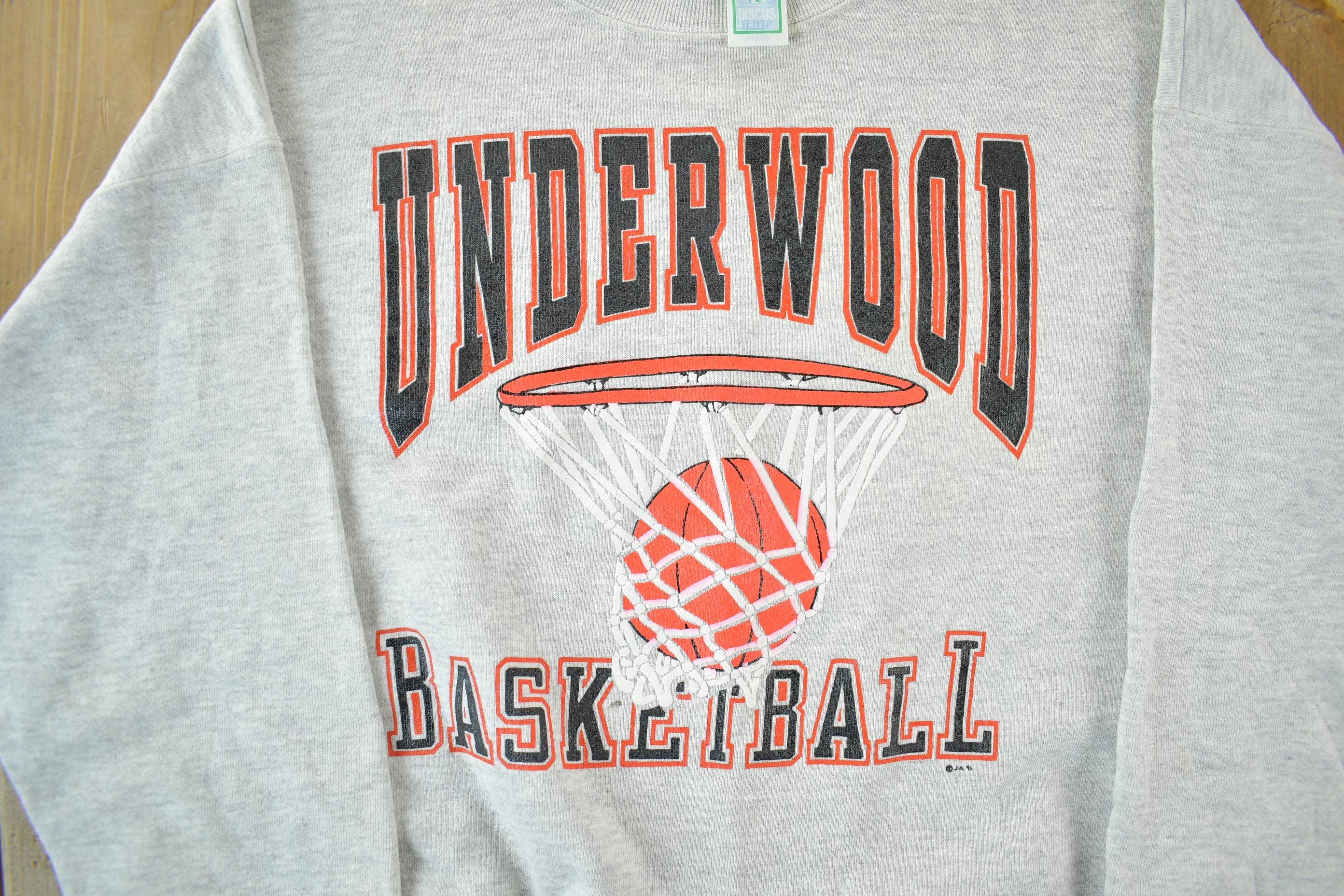 Vintage 1990s Underwood Basketball Collegiate University Crewneck Mens's XL Men's XL - Image 3
