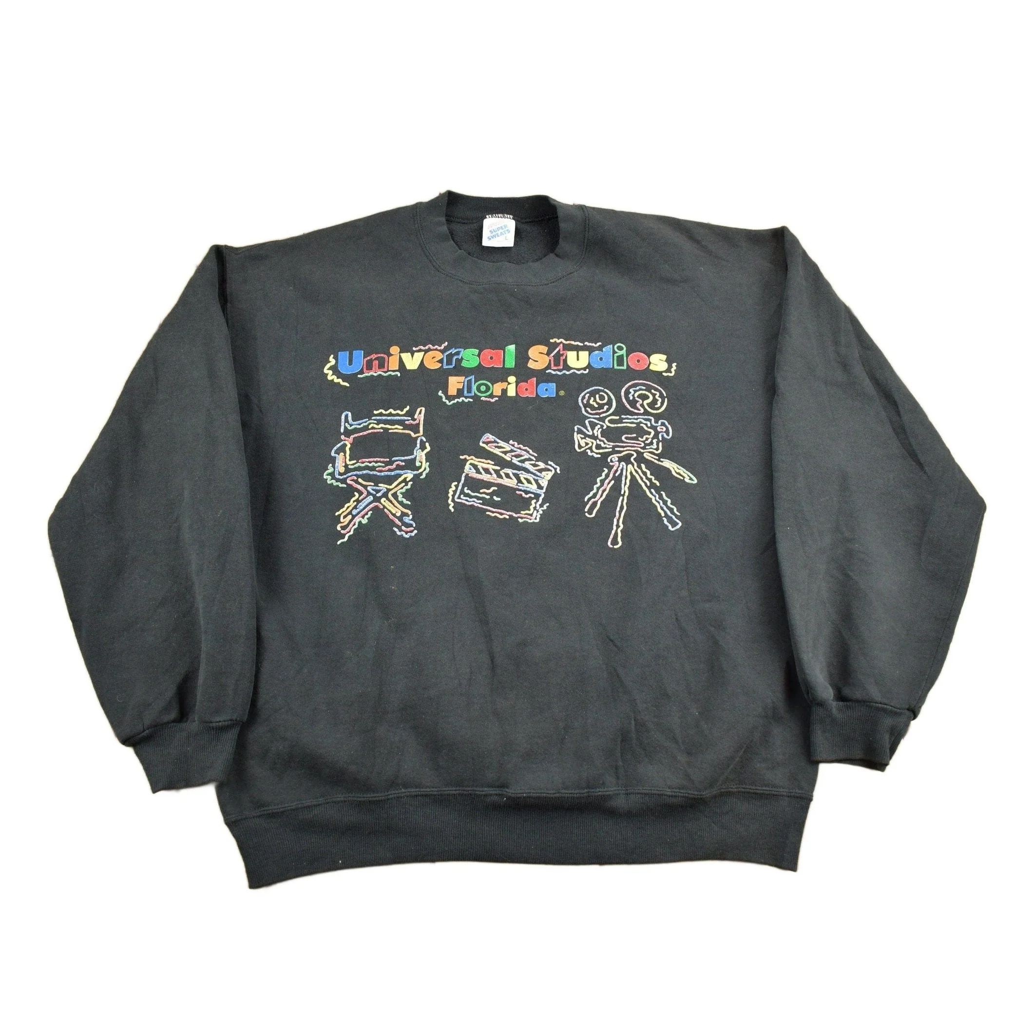 Vintage 1990s Universal Studios Florida Crewneck Sweatshirt Men's Large
