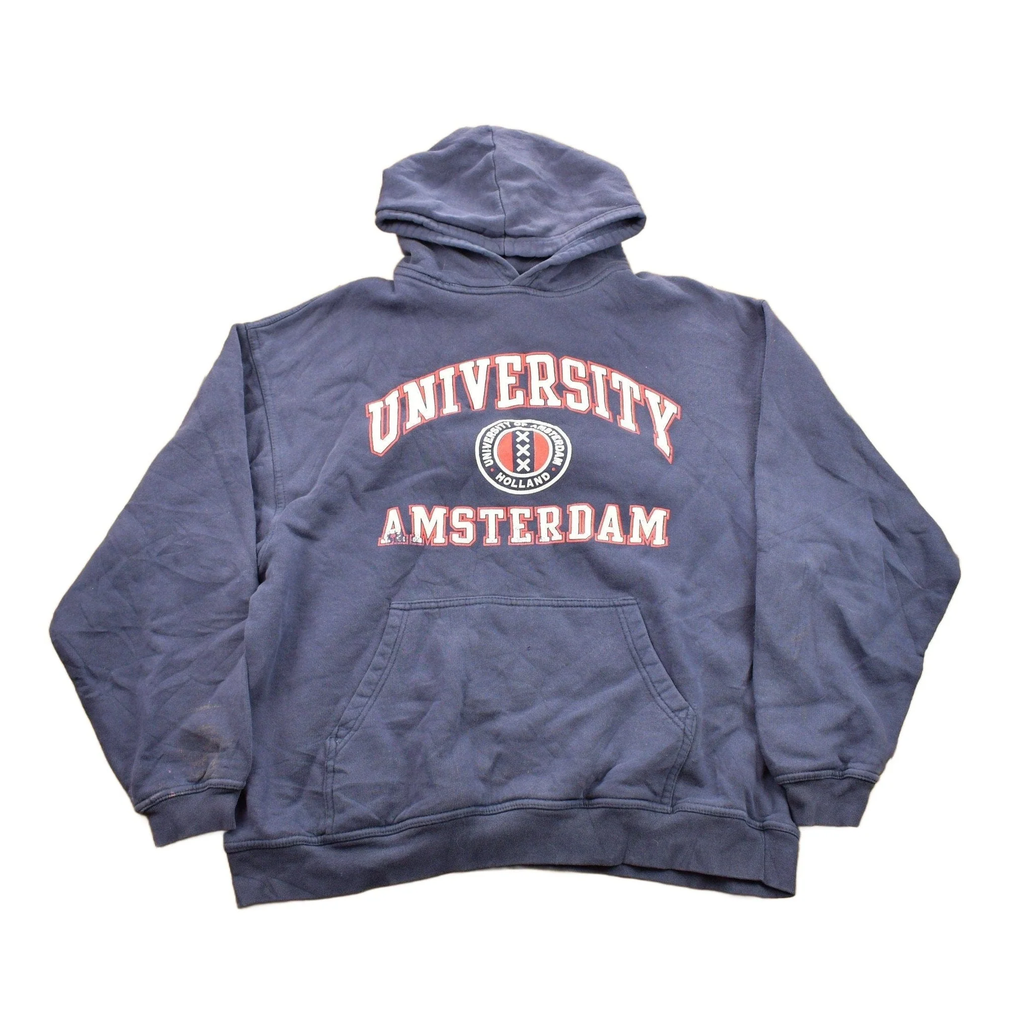 Vintage 1990s University Of Amsterdam Collegiate Hoodie Men's Large