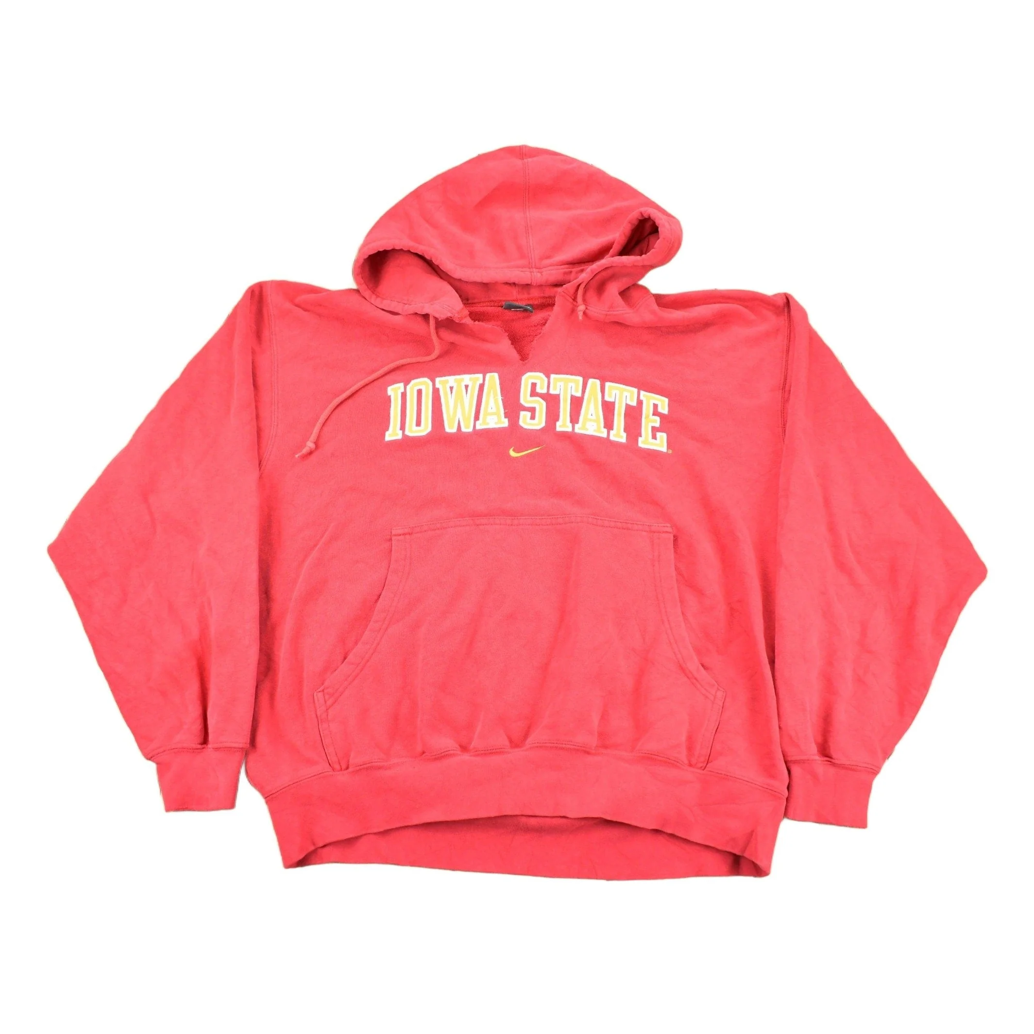 Vintage 1990s University of Iowa State Collegiate Nike Hoodie Men's Medium